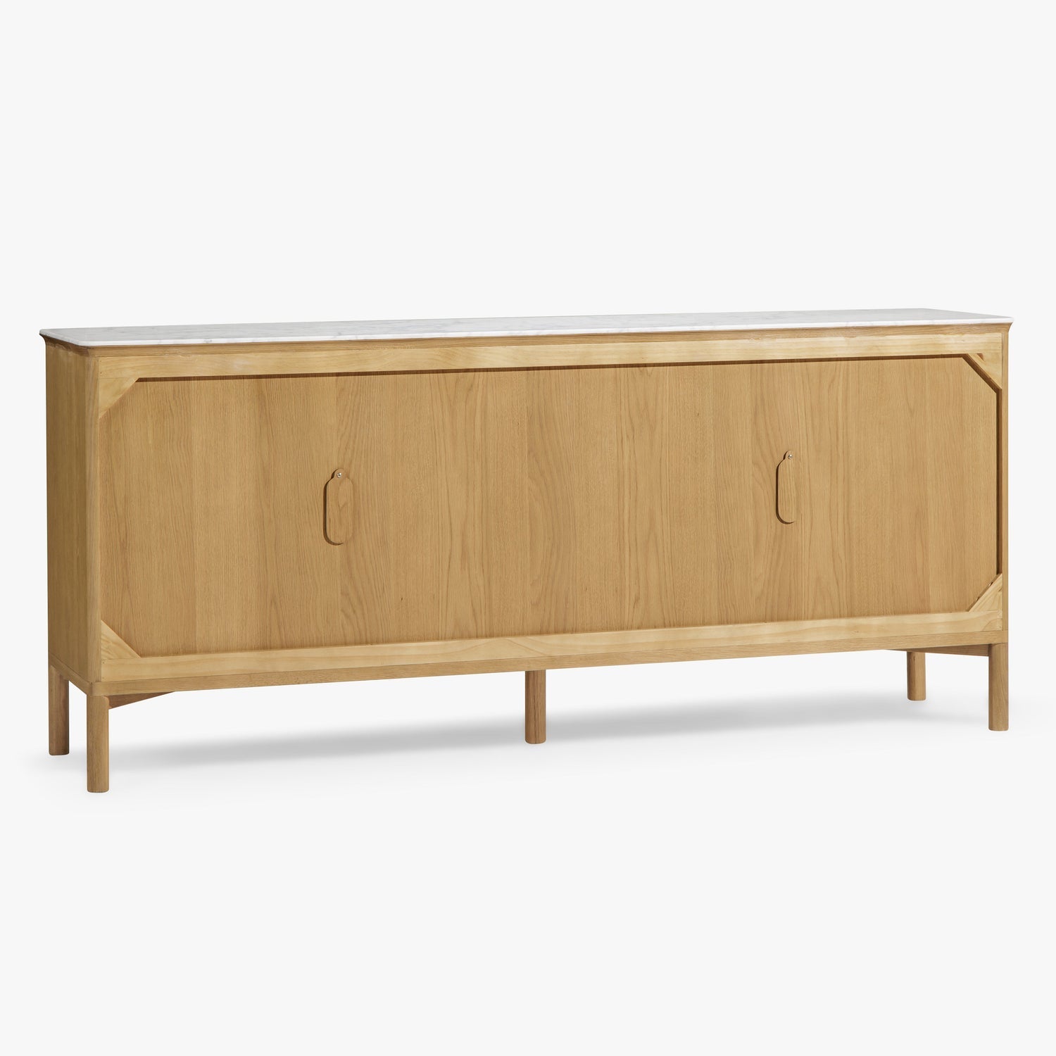 Co. House Designs Olive 4-Door Oak Light Buffet