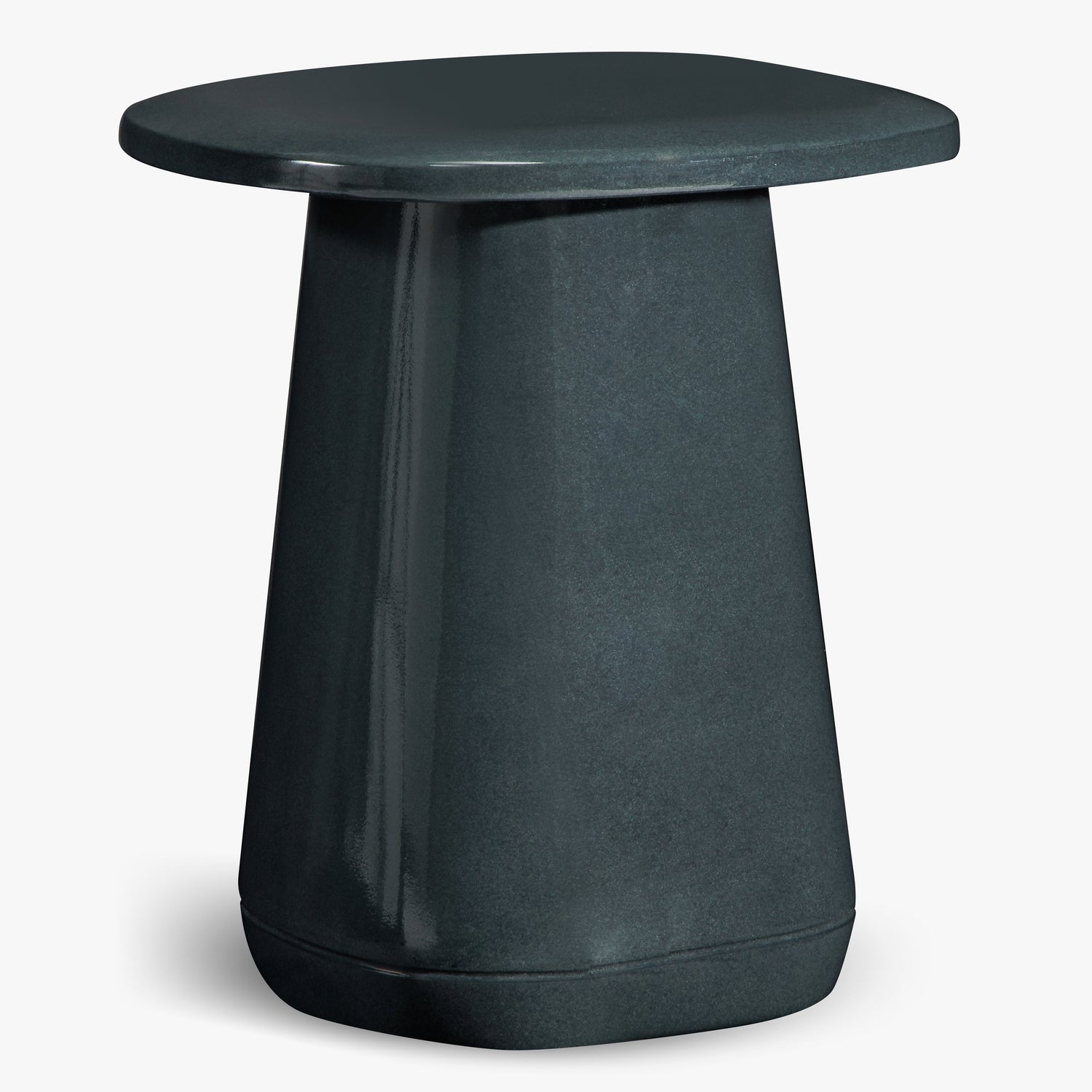 Co. House Designs Garner Teal Side Table