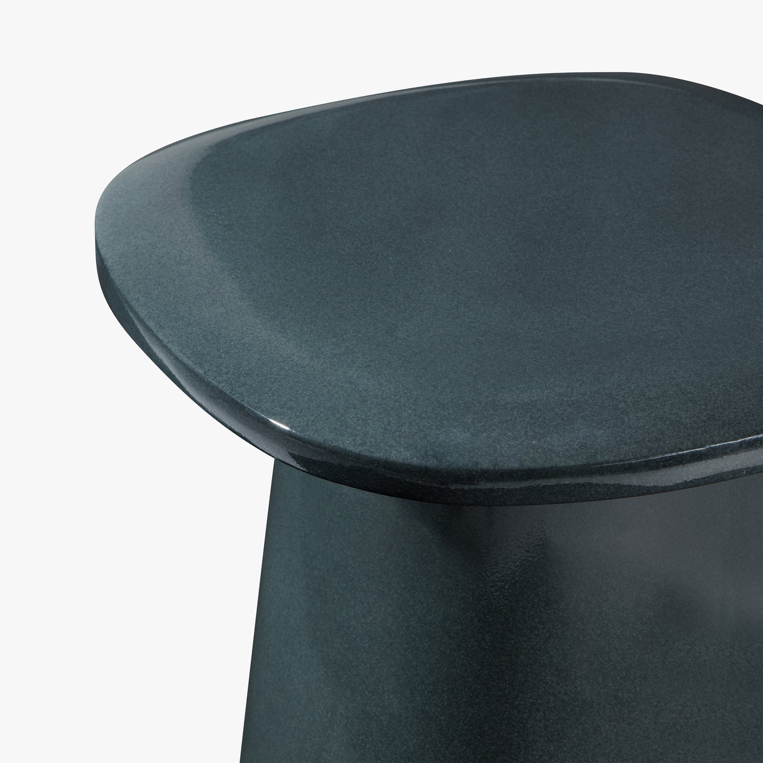 Co. House Designs Garner Teal Side Table