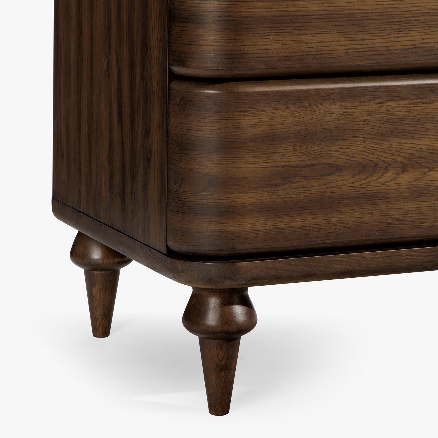 Co. House Designs Louie Walnut Nightstand