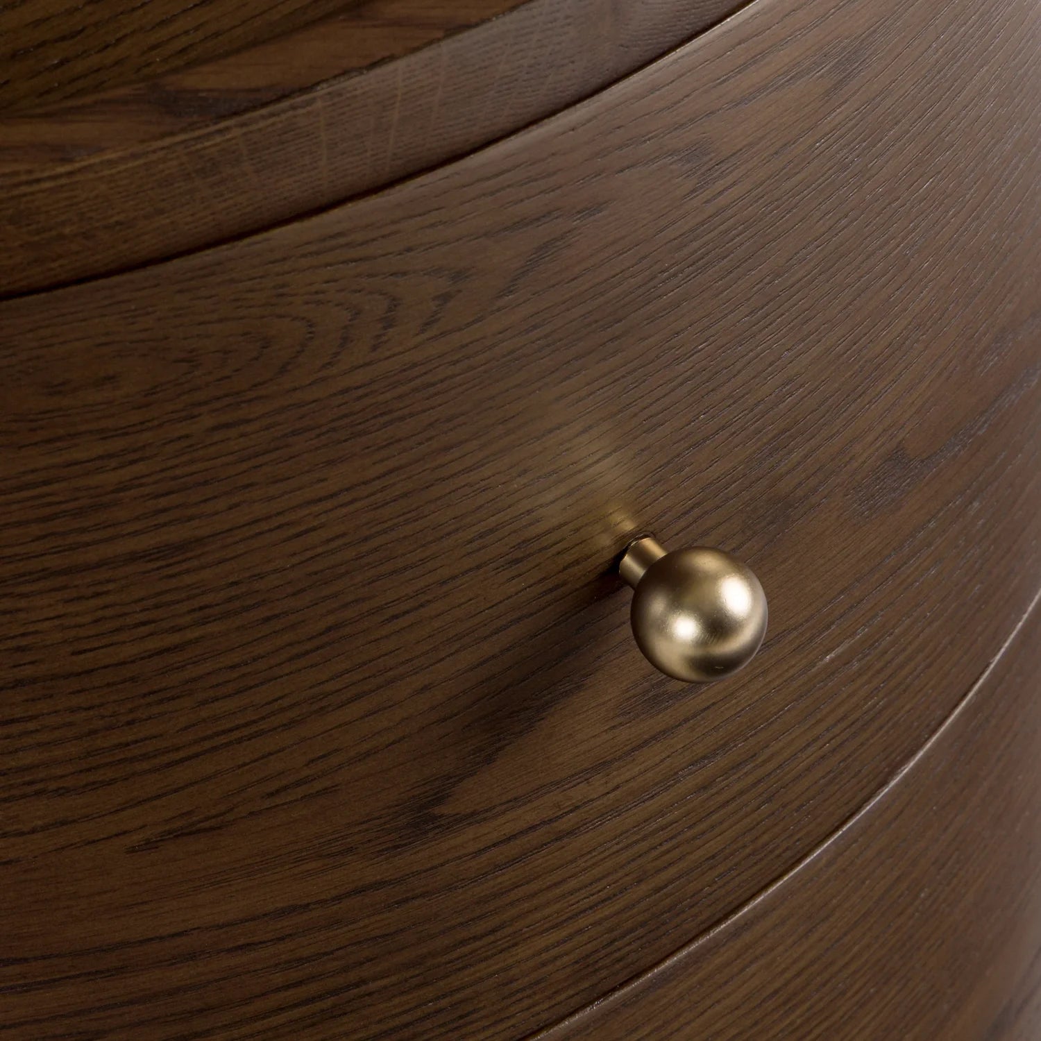 Button Atelier x Co. House Designs Newport Oak Dark Walnut End Table