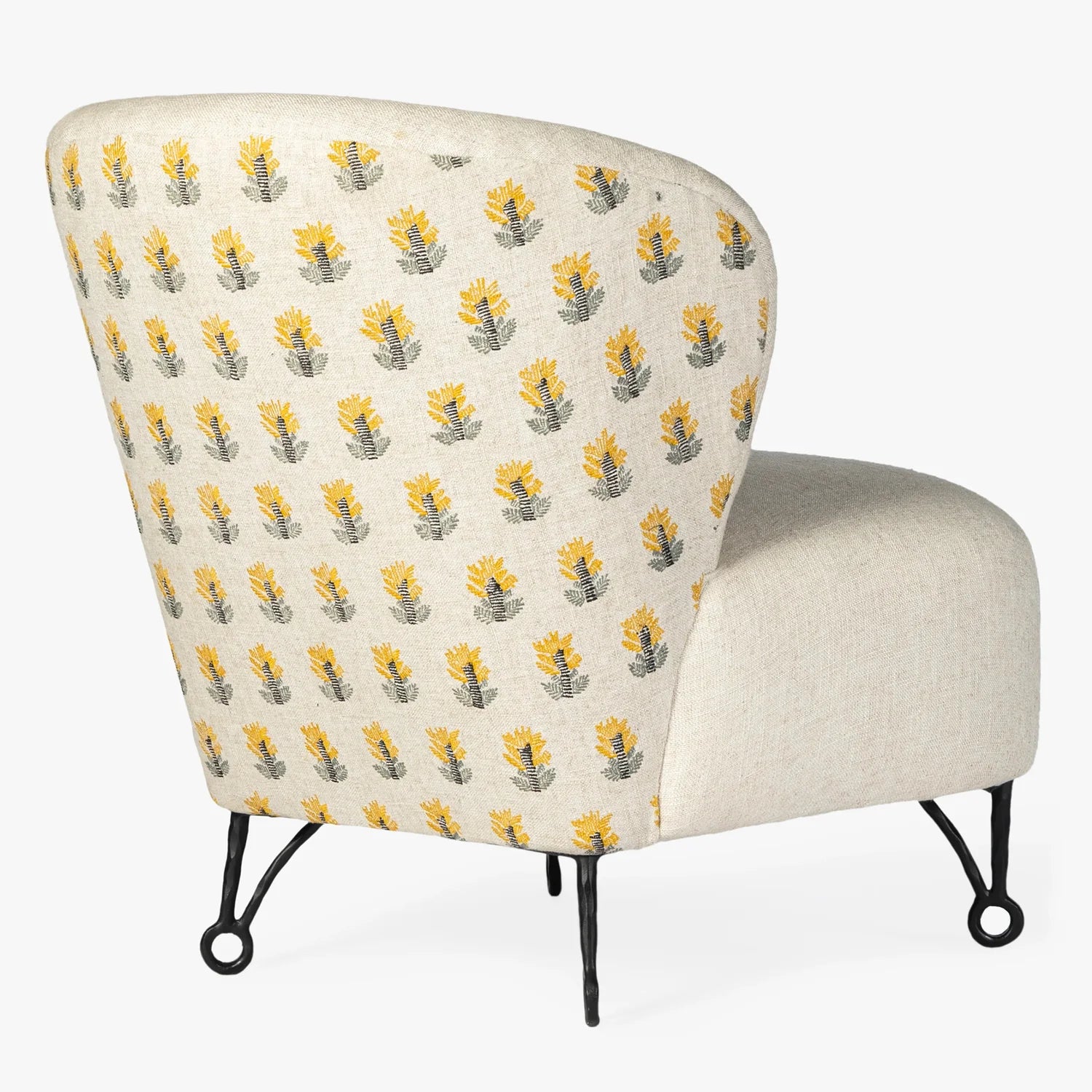 MENO HOME x Co. House Designs Cove Ivory Slipper Chair