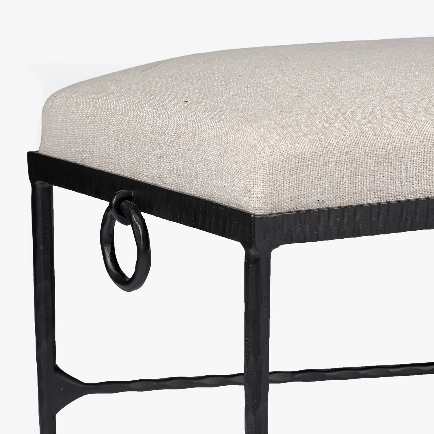 MENO HOME x Co. House Designs Loam Natural Hammered Bench