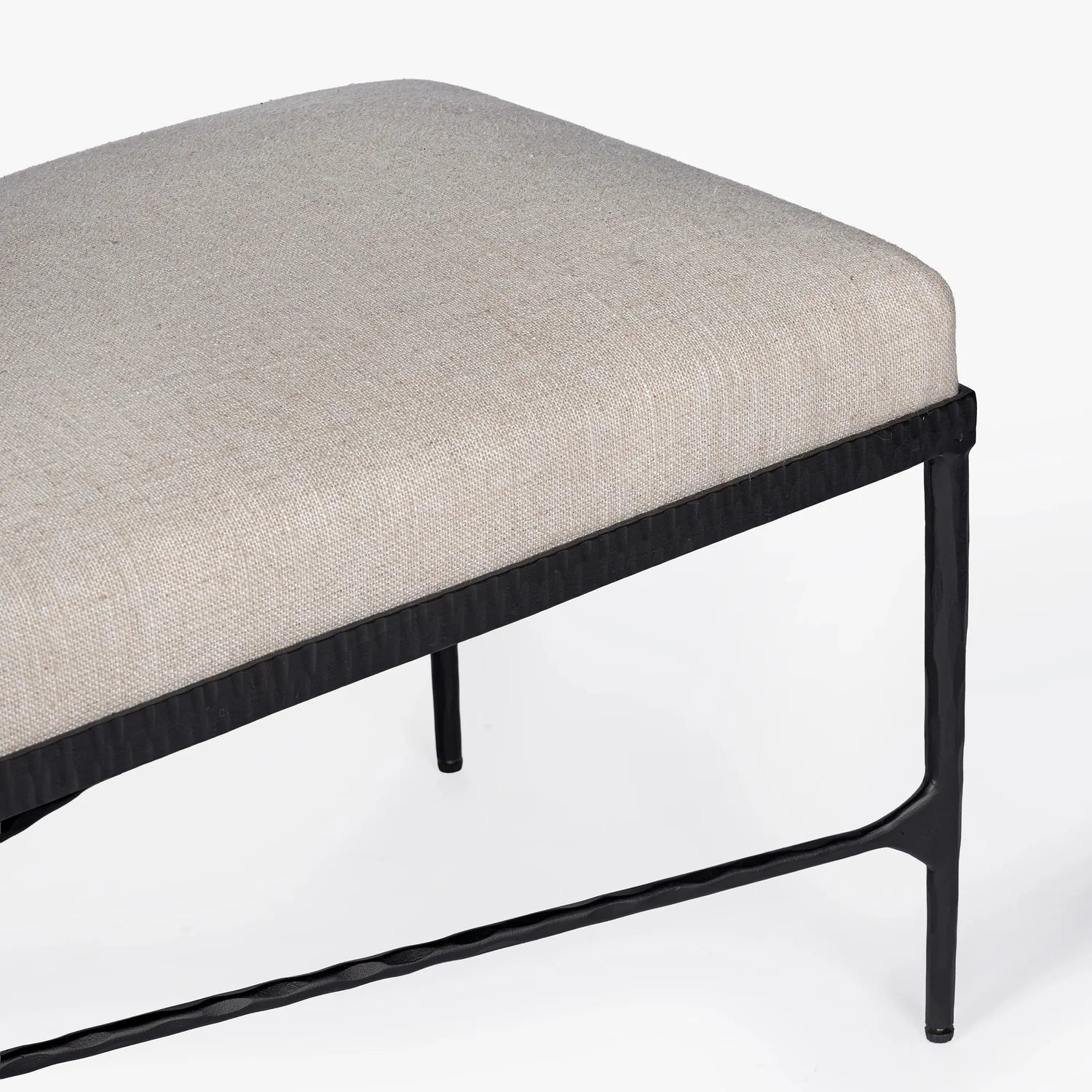 MENO HOME x Co. House Designs Loam Natural Hammered Bench