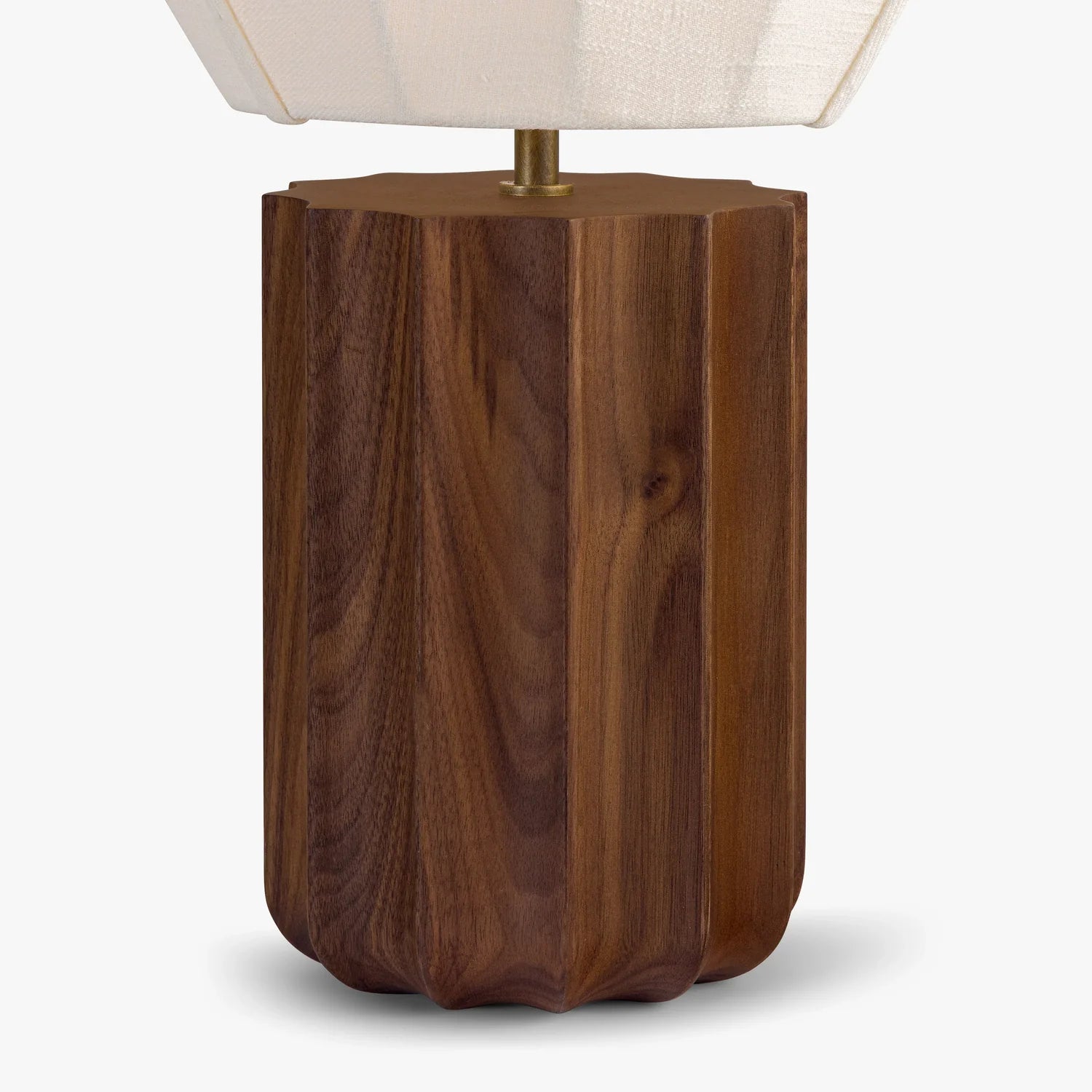 Button Atelier x Co. House Designs Riviera Walnut Table Lamp
