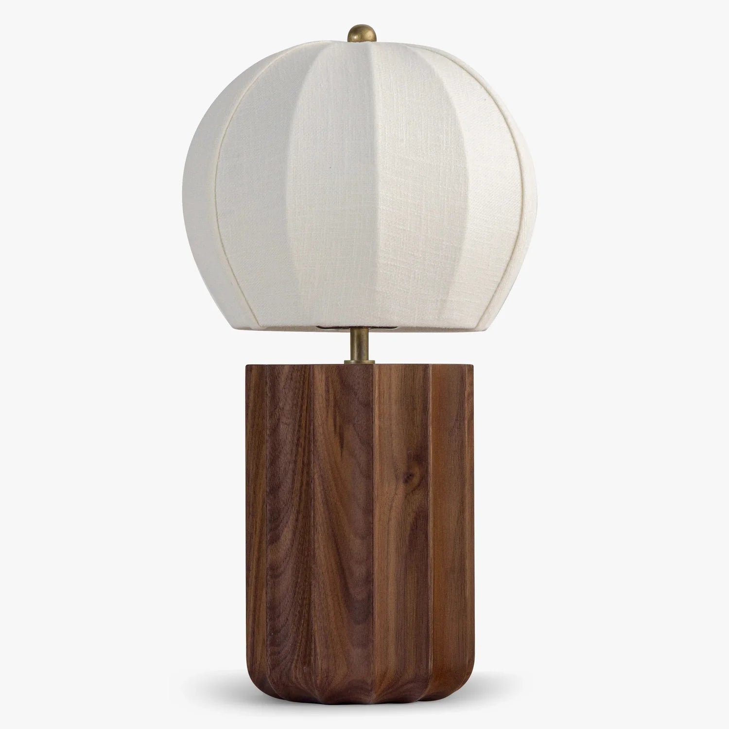 Button Atelier x Co. House Designs Riviera Walnut Table Lamp