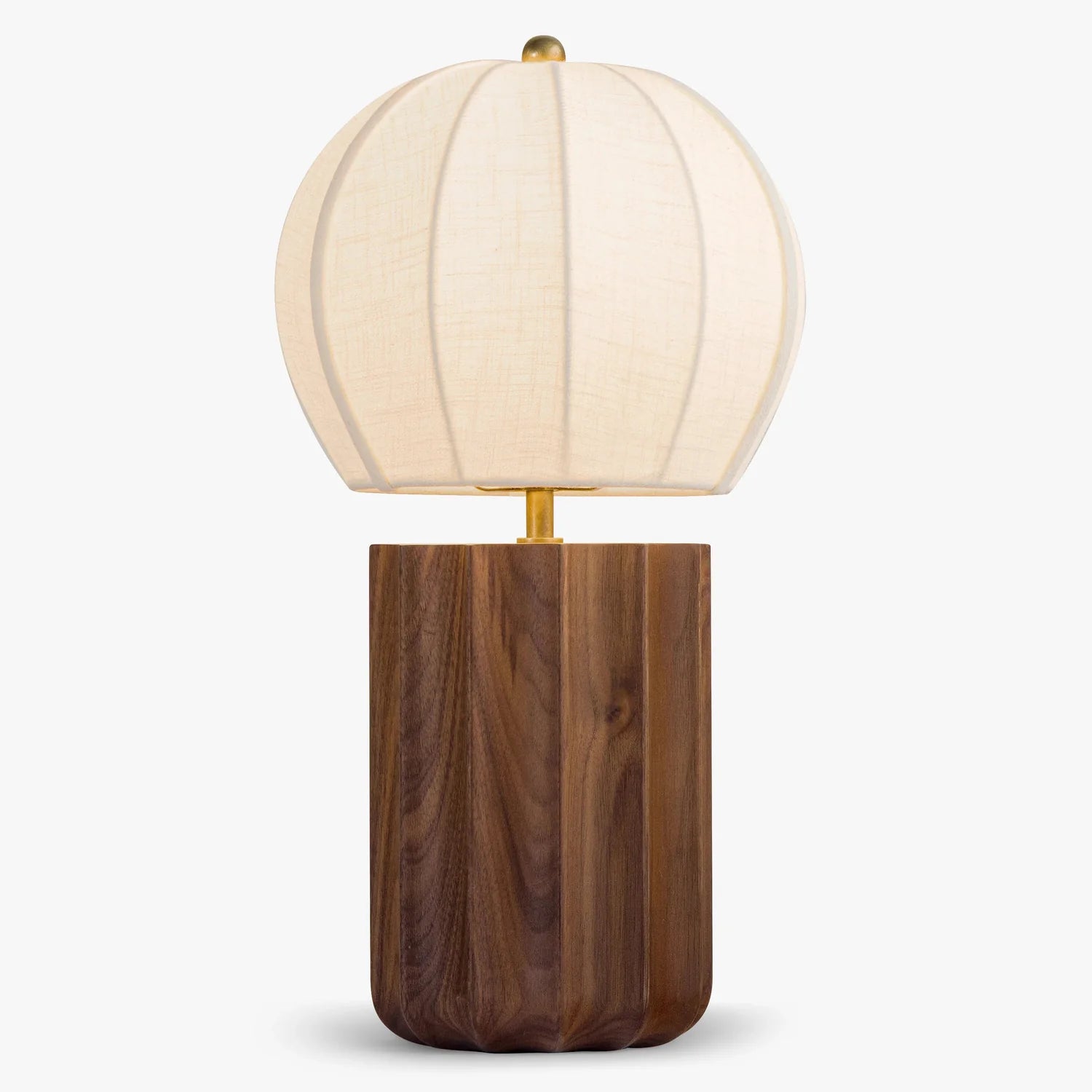 Button Atelier x Co. House Designs Riviera Walnut Table Lamp