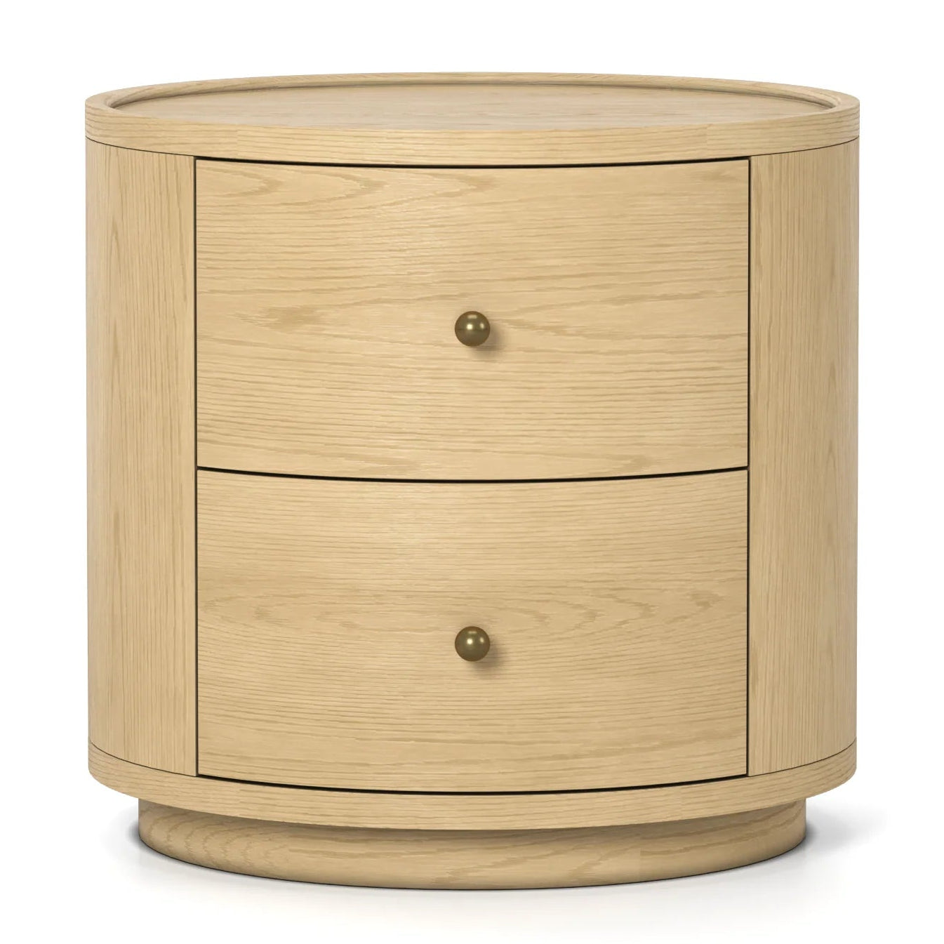 Button Atelier x Co. House Designs Newport Oak Light Oak End Table