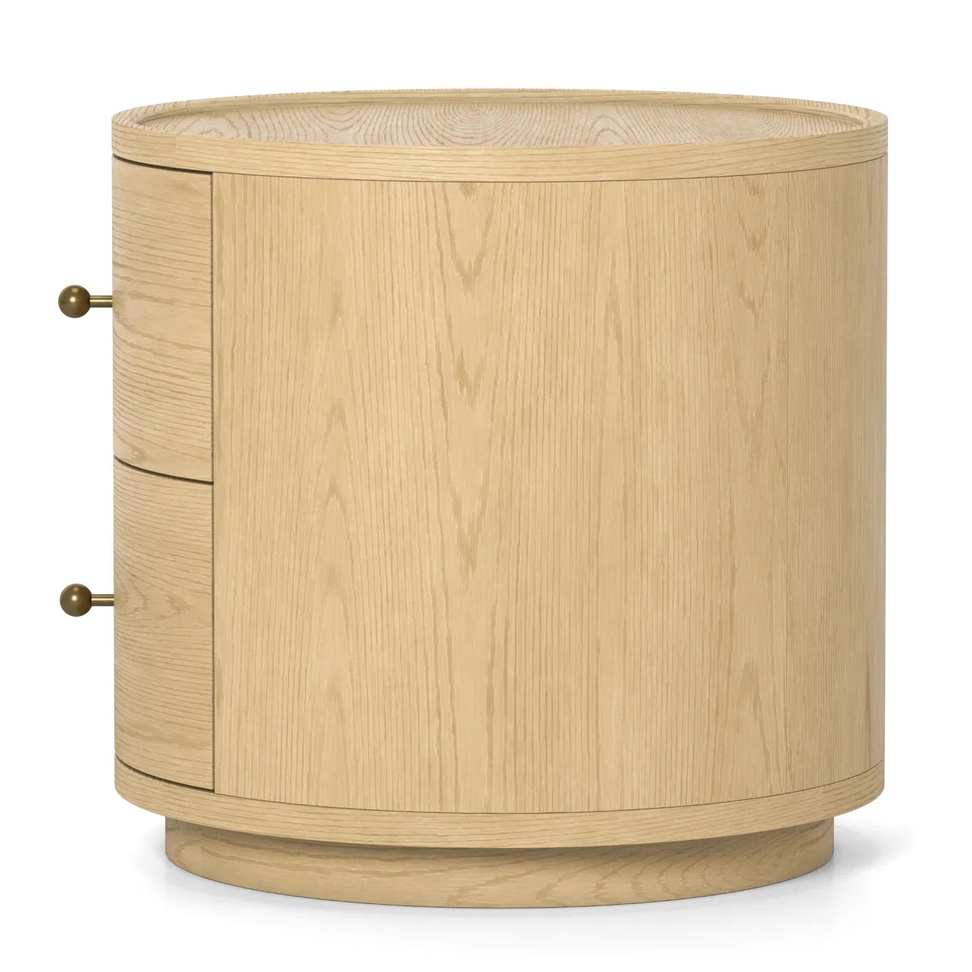 Button Atelier x Co. House Designs Newport Oak Light Oak End Table