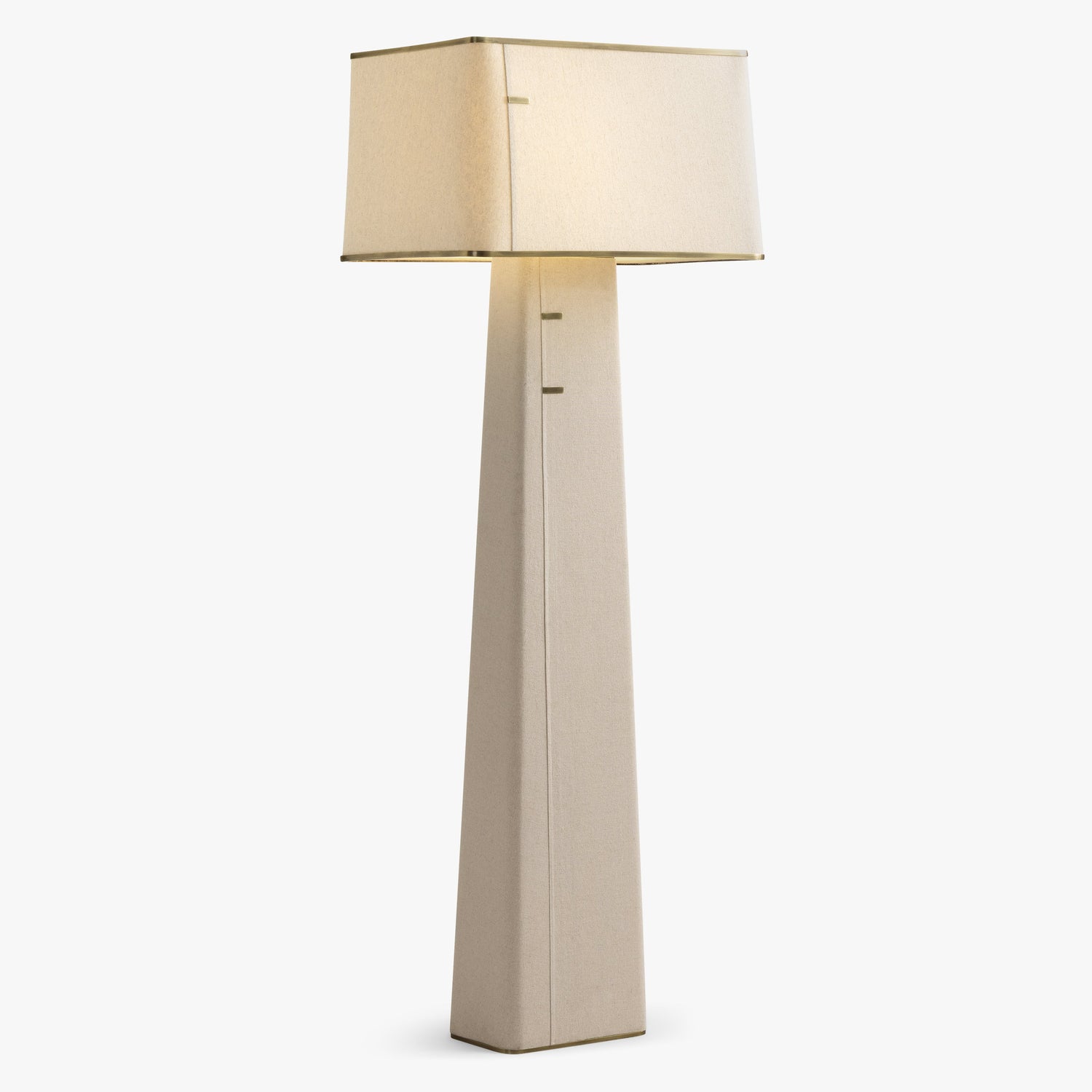 MENO HOME x Co. House Designs Norte Natural Linen Floor Lamp