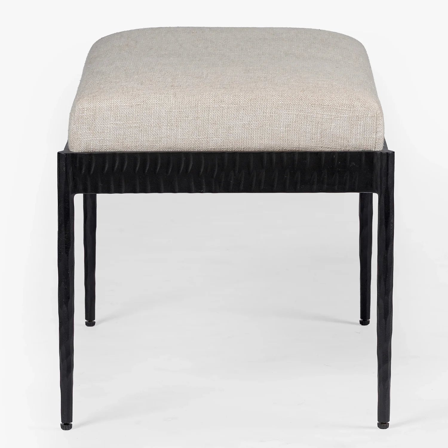 MENO HOME x Co. House Designs Ferra Natural Hammered Ottoman