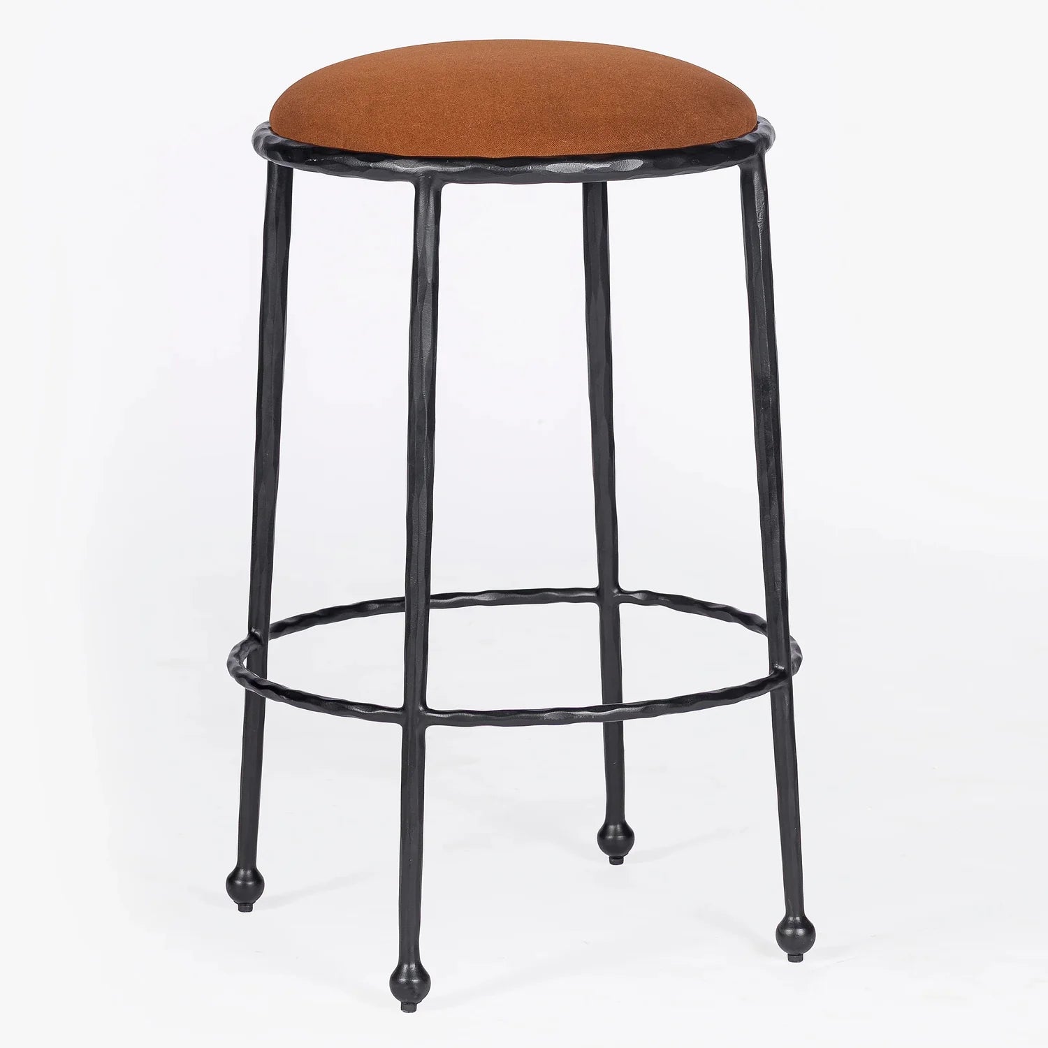 MENO HOME x Co. House Designs Rook Copper Hammered Counter Stool
