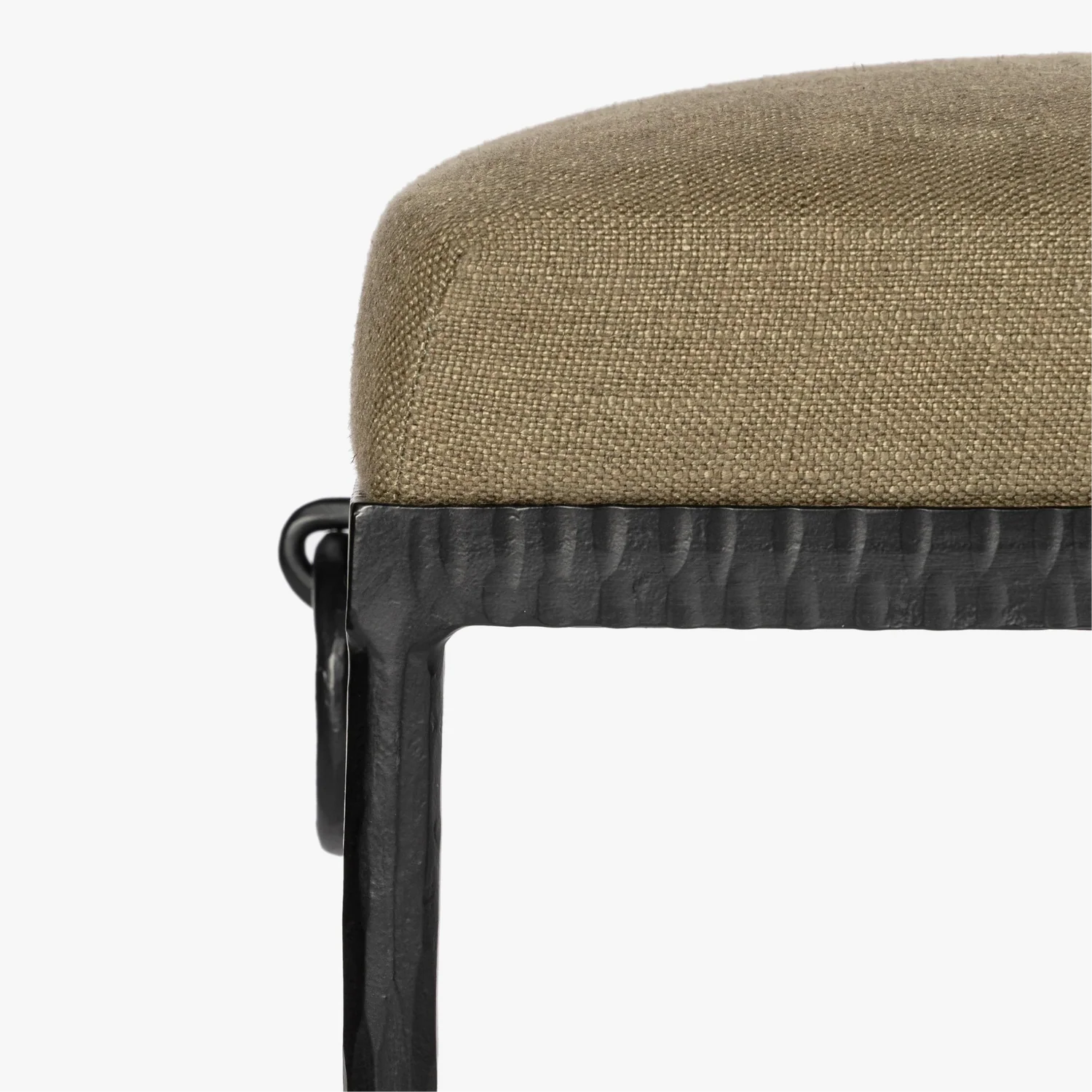 MENO HOME x Co. House Designs Loam Olive Hammered Bench