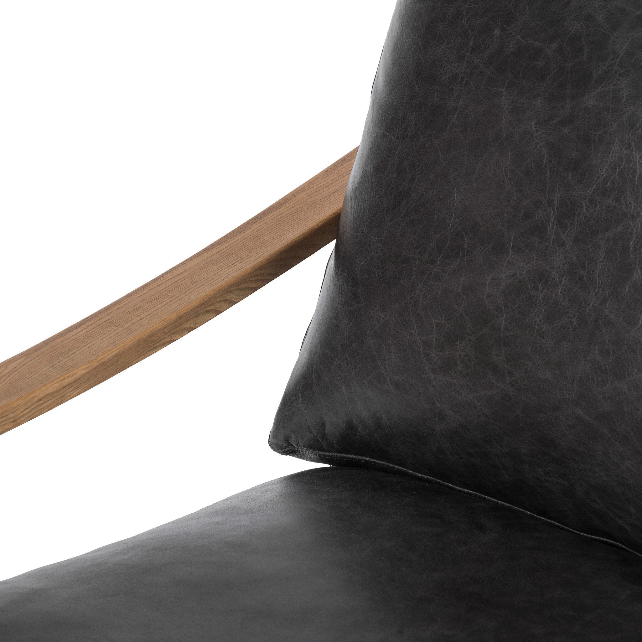 Four Hands Kennedy Sonoma Black Chair close-up detail 4