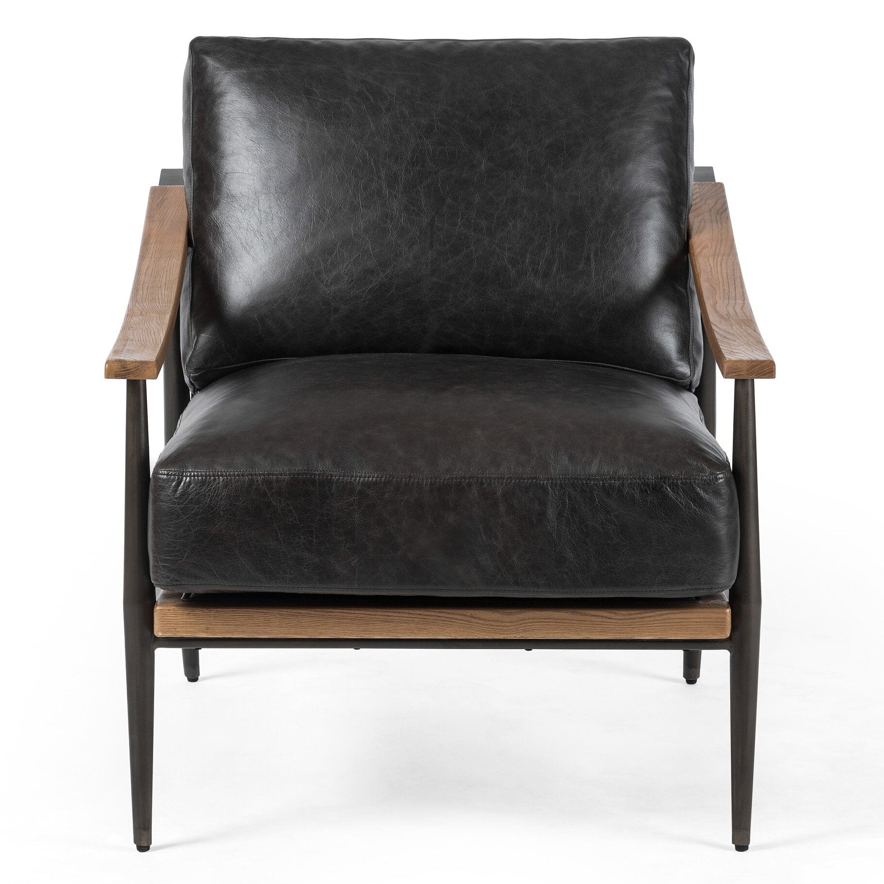 Four Hands Kennedy Sonoma Black Chair front view