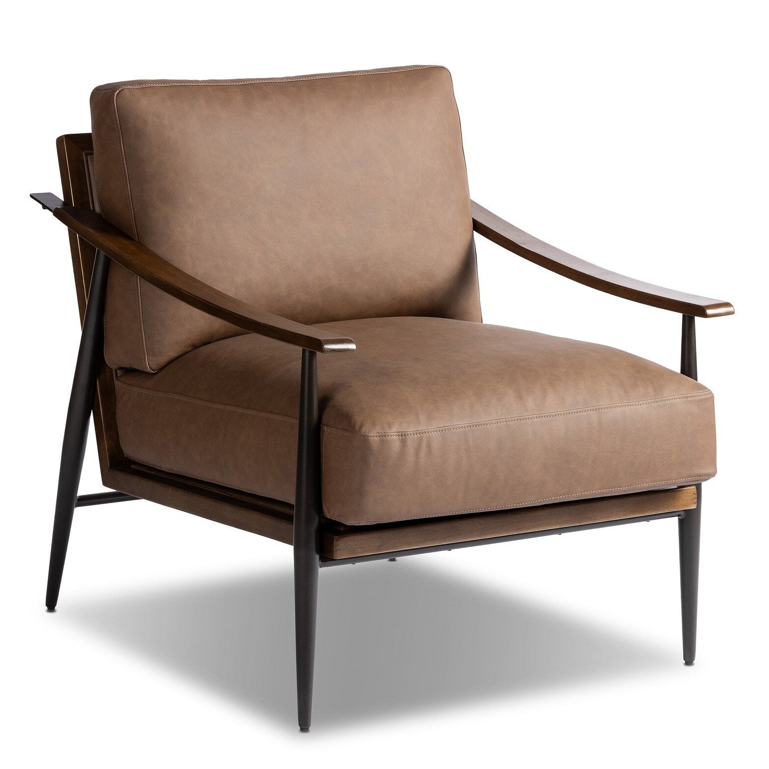 Four Hands Kennedy Maestro Cigar Chair styled view 2