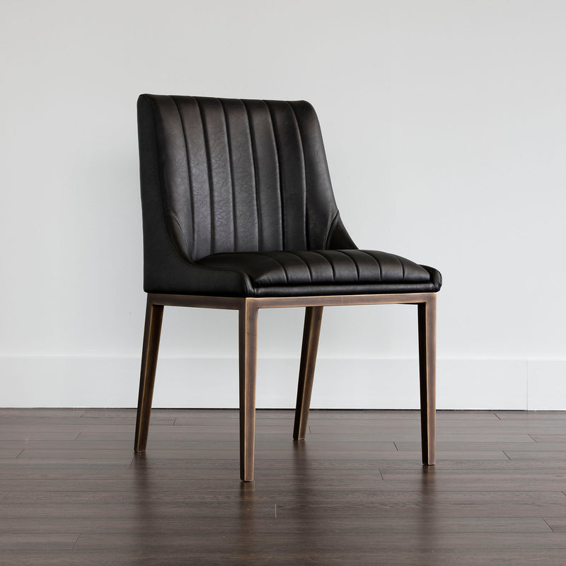 Sunpan Halden Dining Chair Set of 2 Paynes Gray