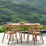 Ethnicraft Bok Round Outdoor Dining Table