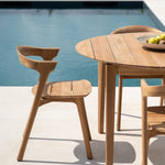 Ethnicraft Bok Outdoor Dining Chair with Cushion