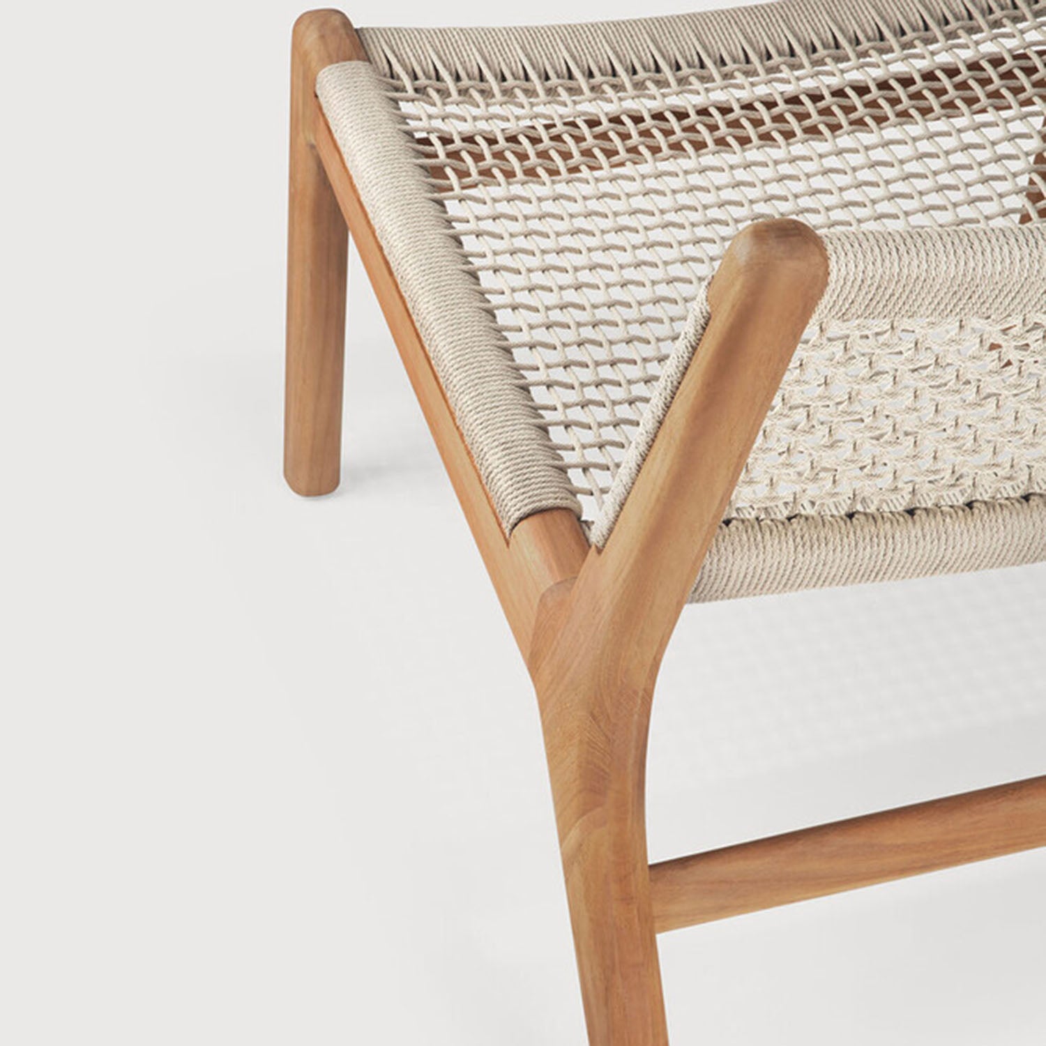Ethnicraft Jack Woven Outdoor Lounge Chair
