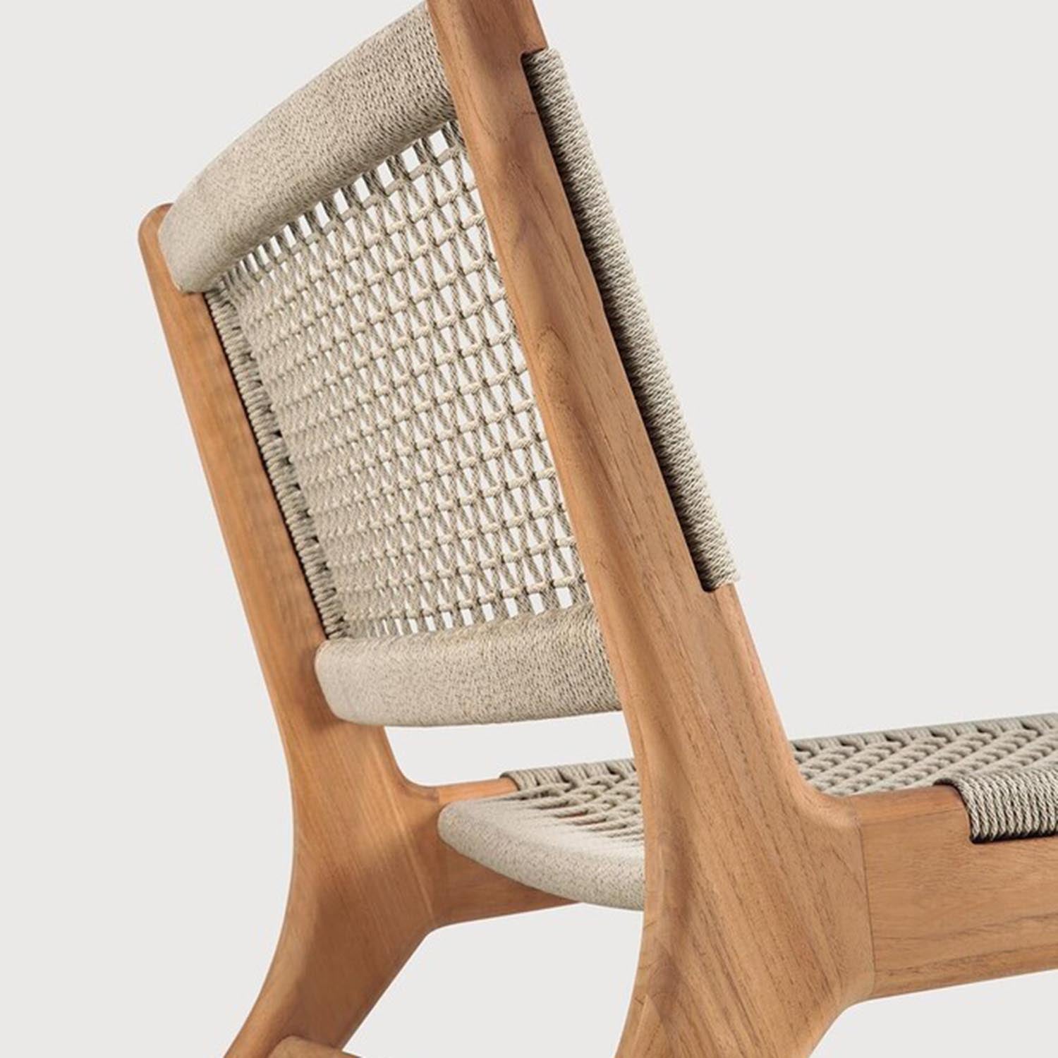 Ethnicraft Jack Woven Outdoor Lounge Chair