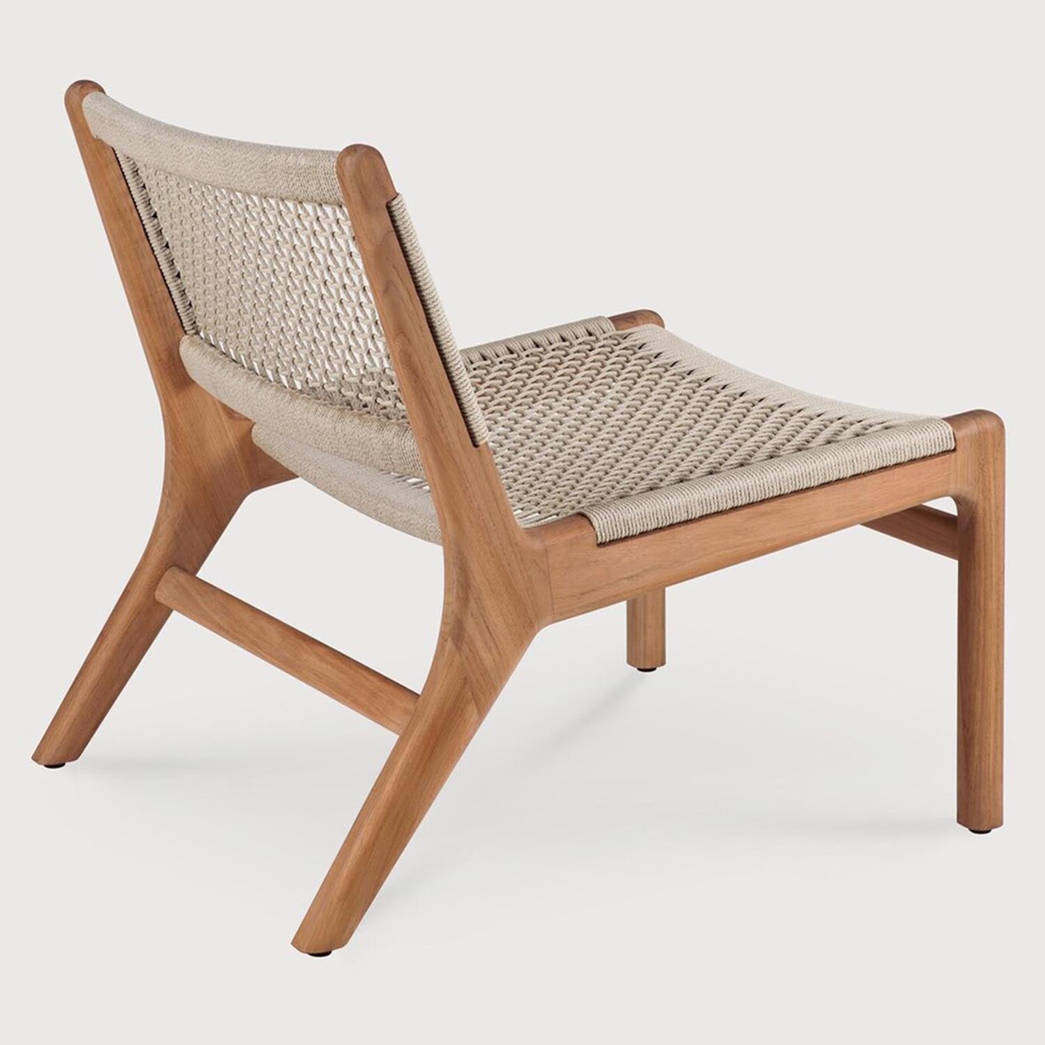 Ethnicraft Jack Woven Outdoor Lounge Chair