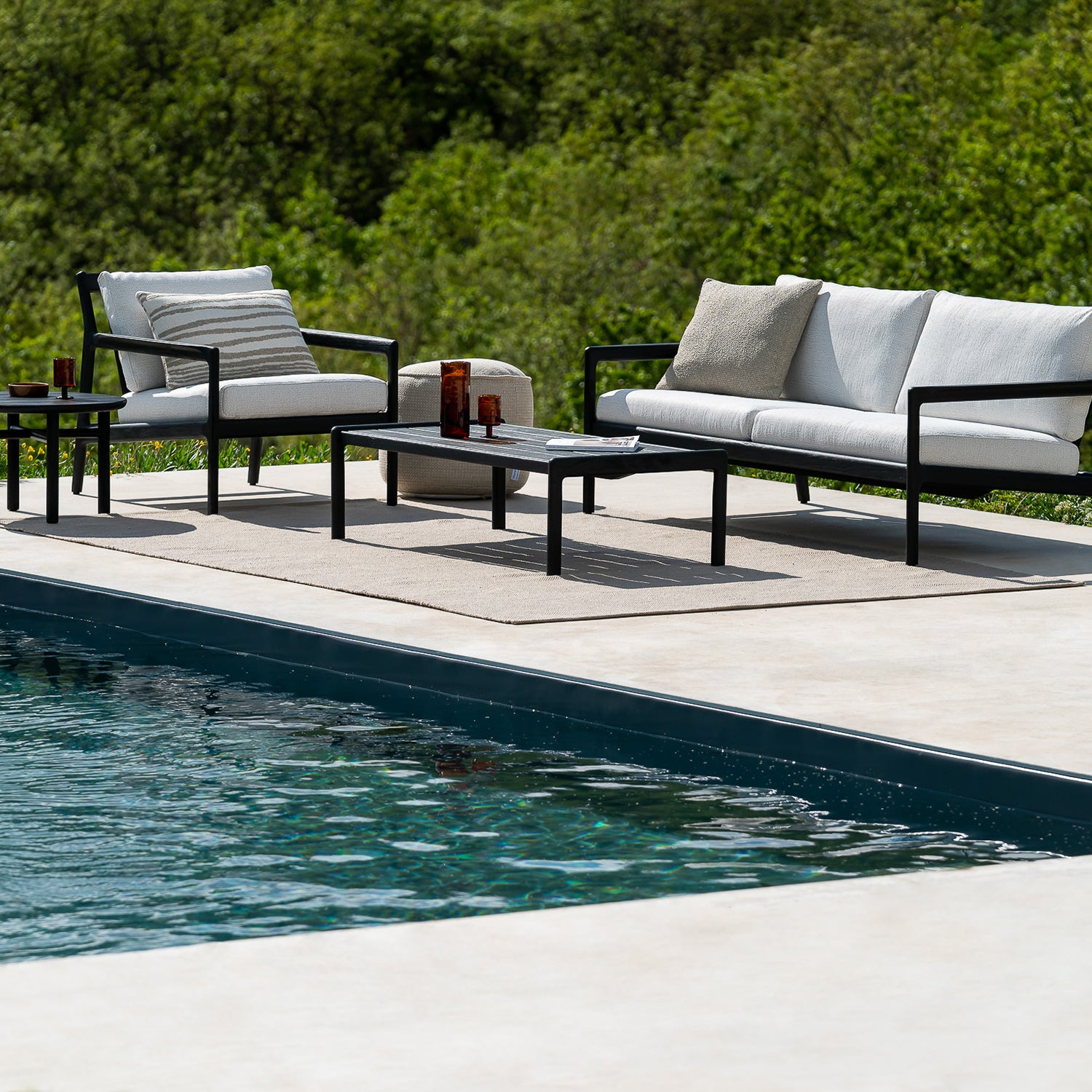 Ethnicraft Jack Outdoor Loveseat Sofa