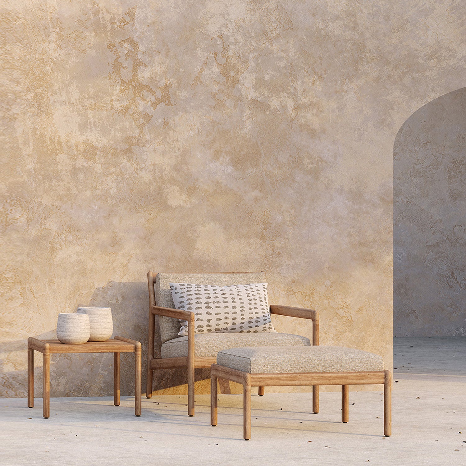 Ethnicraft Jack Outdoor Lounge Chair