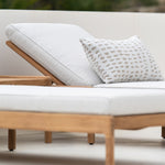 Ethnicraft Jack Outdoor Adjustable Lounger Cushion Set