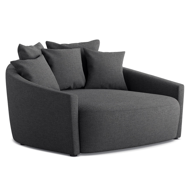 Four Hands Chloe Media Lounger Paynes Gray