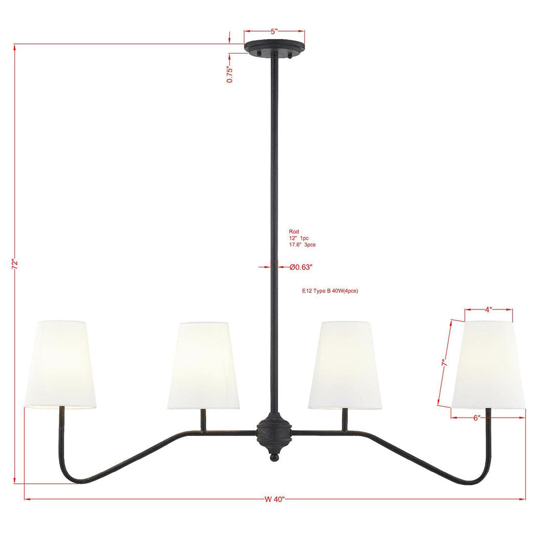 Forty West Summit Chandelier