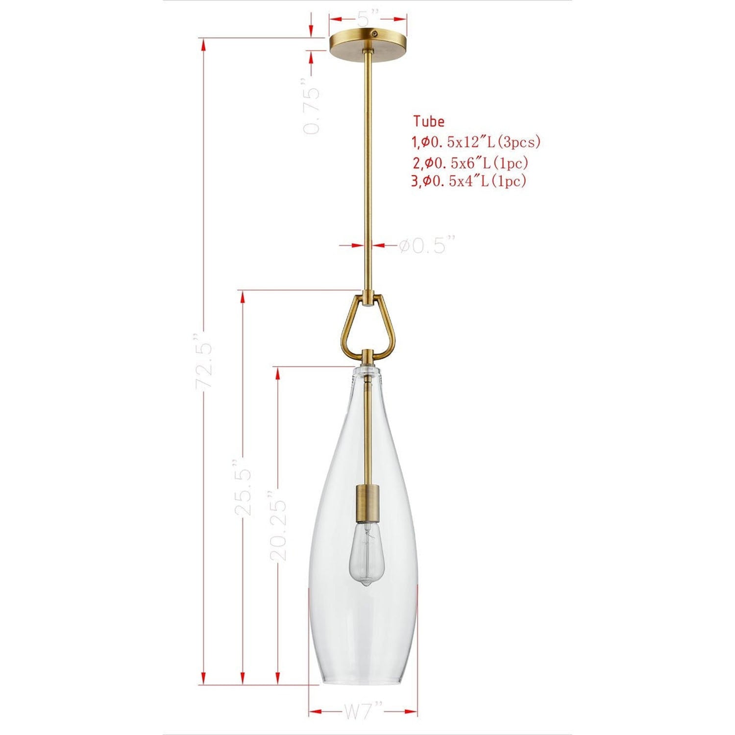 Forty West Becca Pendant