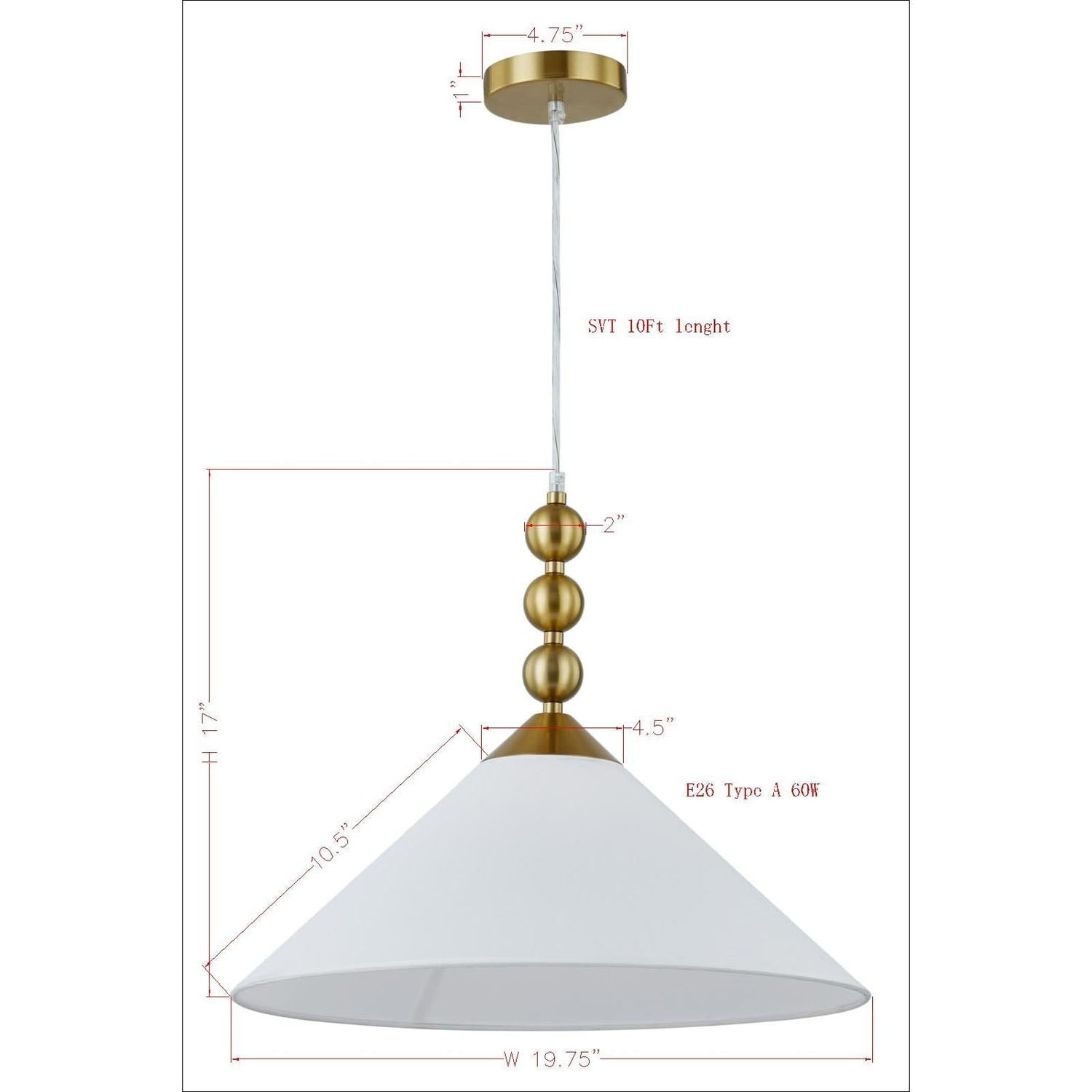 Forty West Ashby Pendant