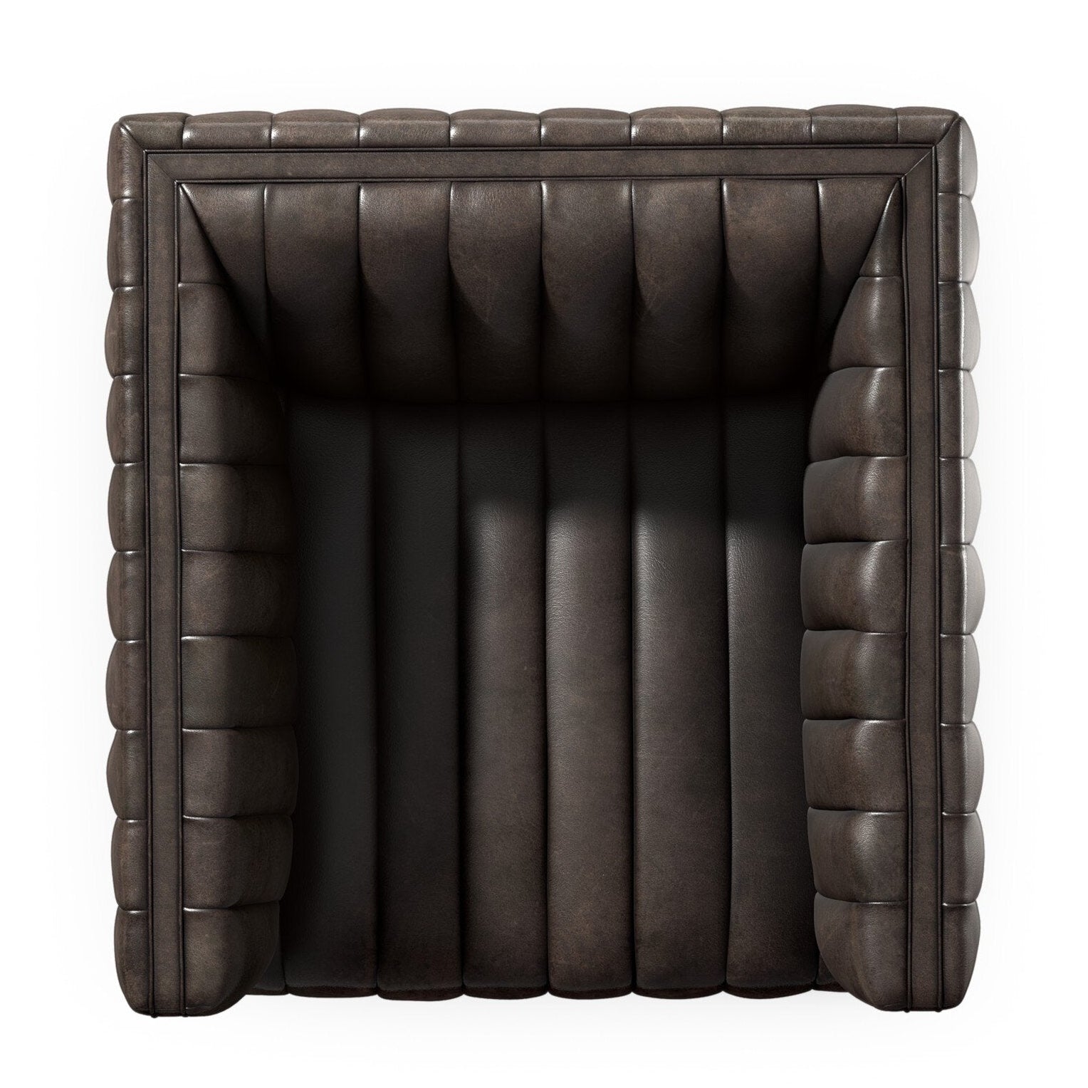 Four Hands Augustine Deacon Wolf Swivel Chair top view