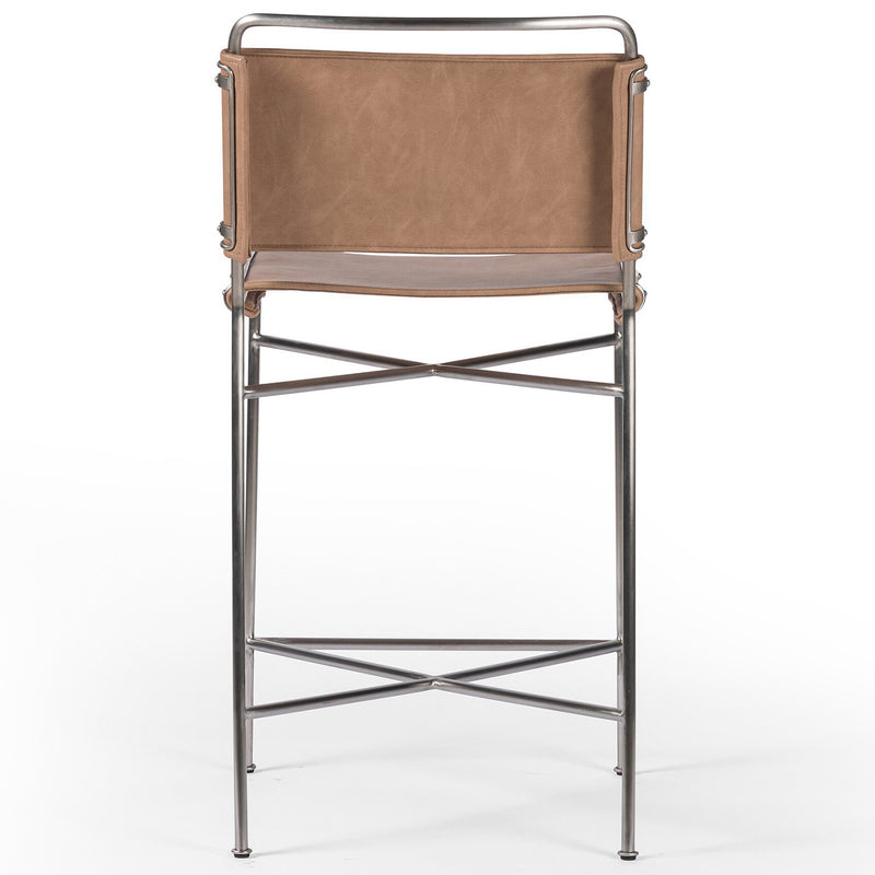 Four Hands Wharton Counter Stool Set of 2 Paynes Gray