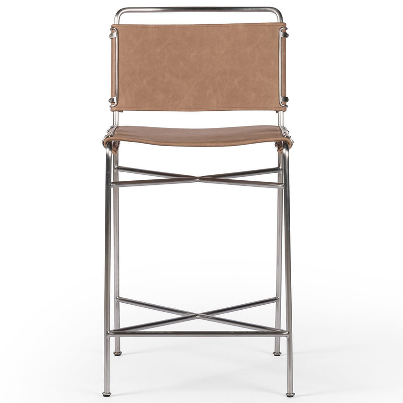 Four Hands Wharton Counter Stool Set of 2 Paynes Gray