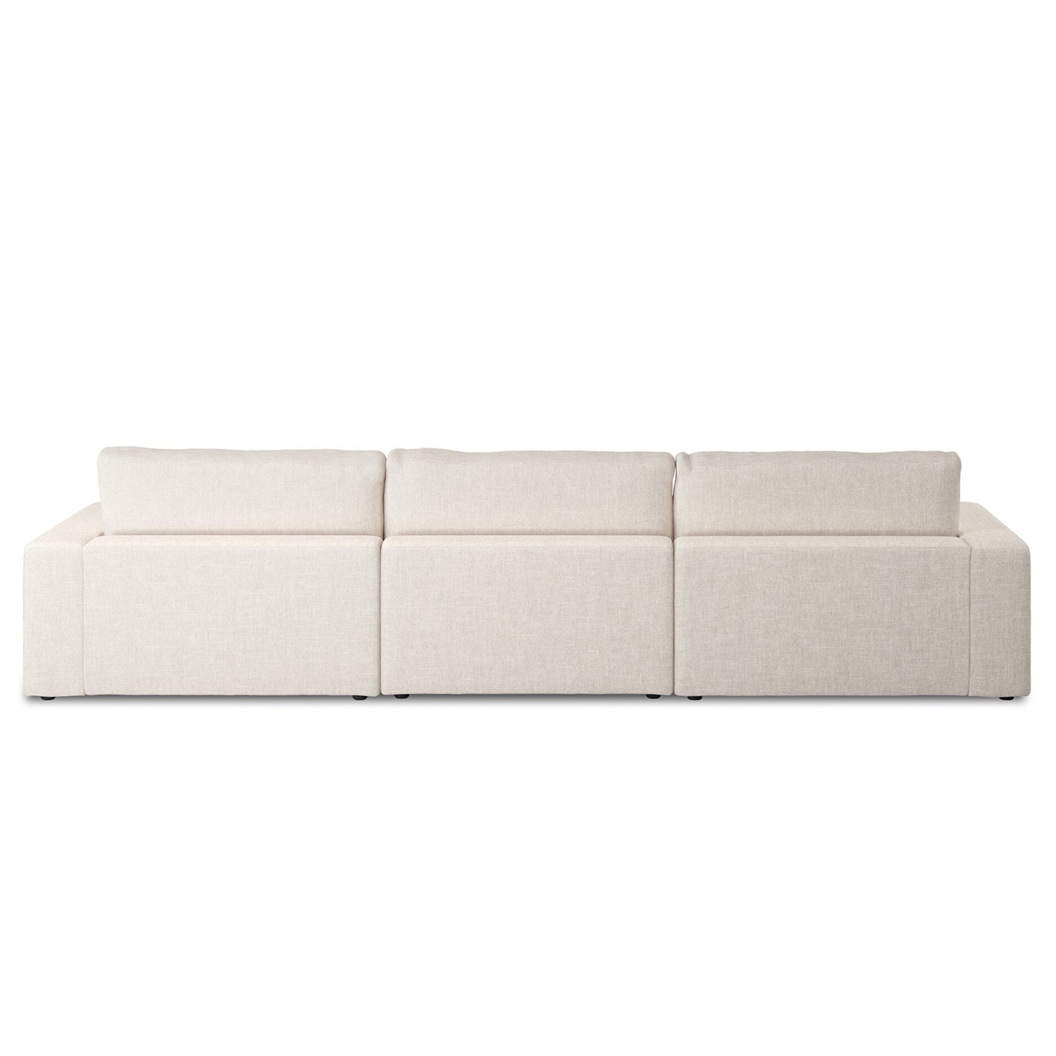 Four Hands Bloor 3-Piece Sectional Sofa with Ottoman