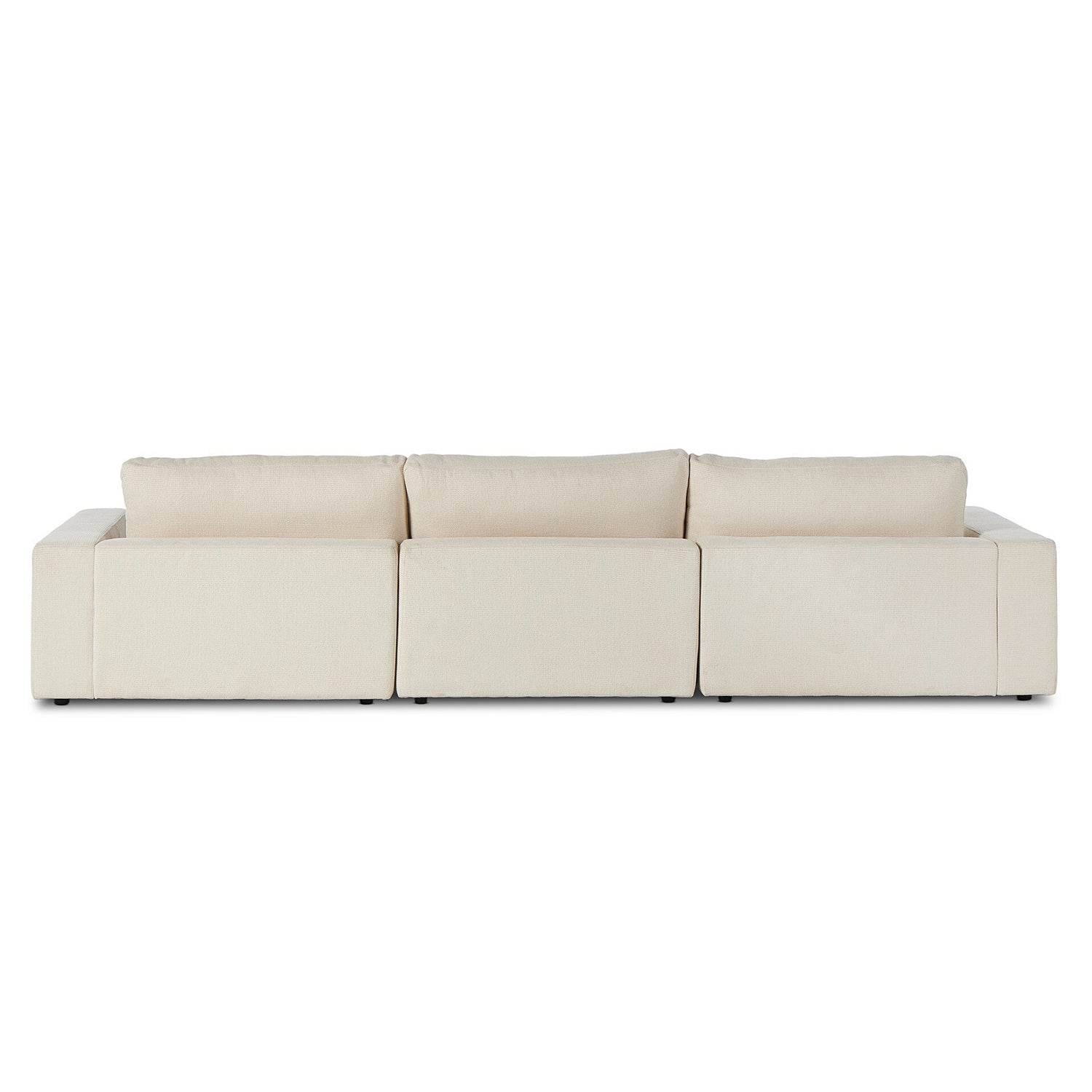 Four Hands Bloor 3-Piece Sectional Sofa with Ottoman