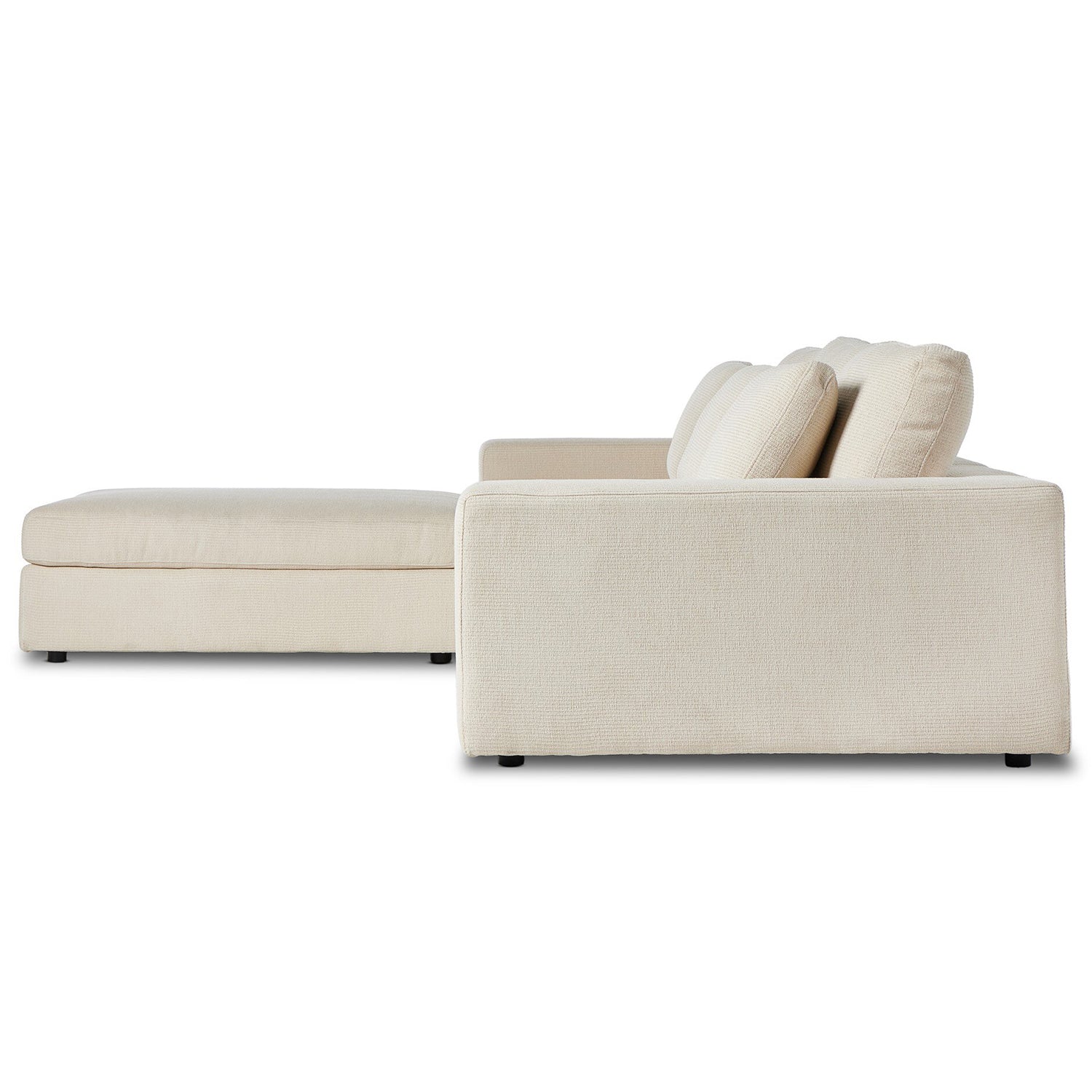 Four Hands Bloor 3-Piece Sectional Sofa with Ottoman