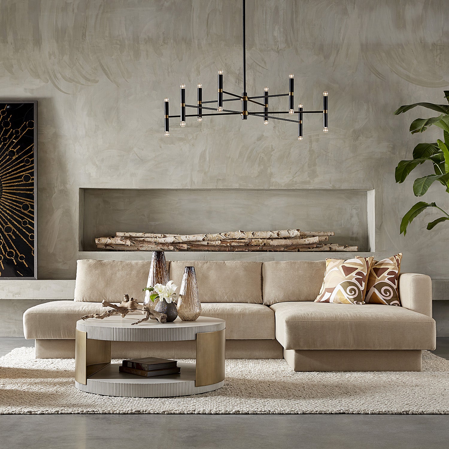 Sunpan Tecoma Chaise Sofa