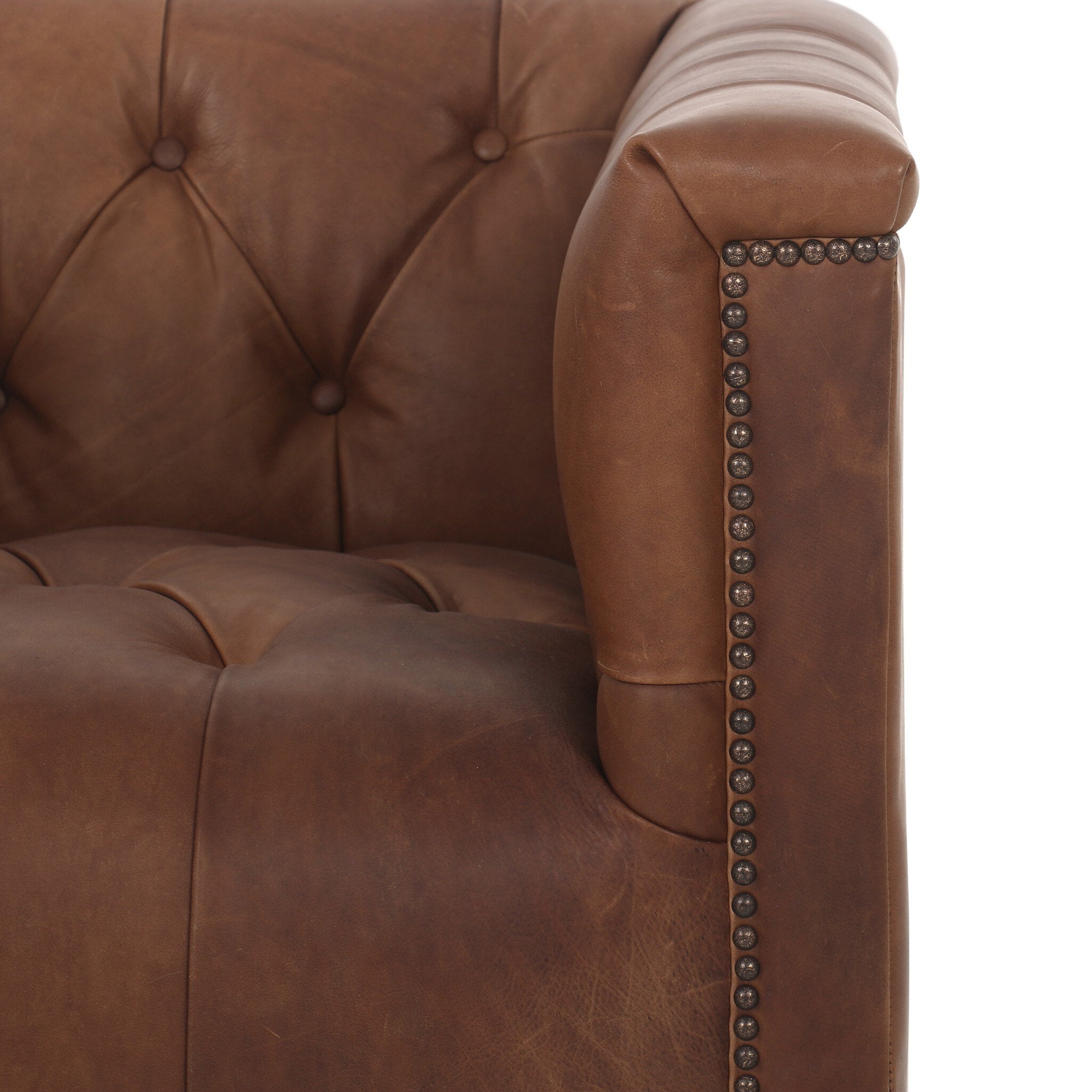 Four Hands Maxx Heirloom Sienna Swivel Chair - detail 1