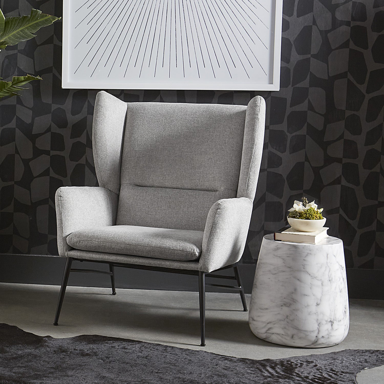 Sunpan Aries Indoor/Outdoor Side Table Set of 2