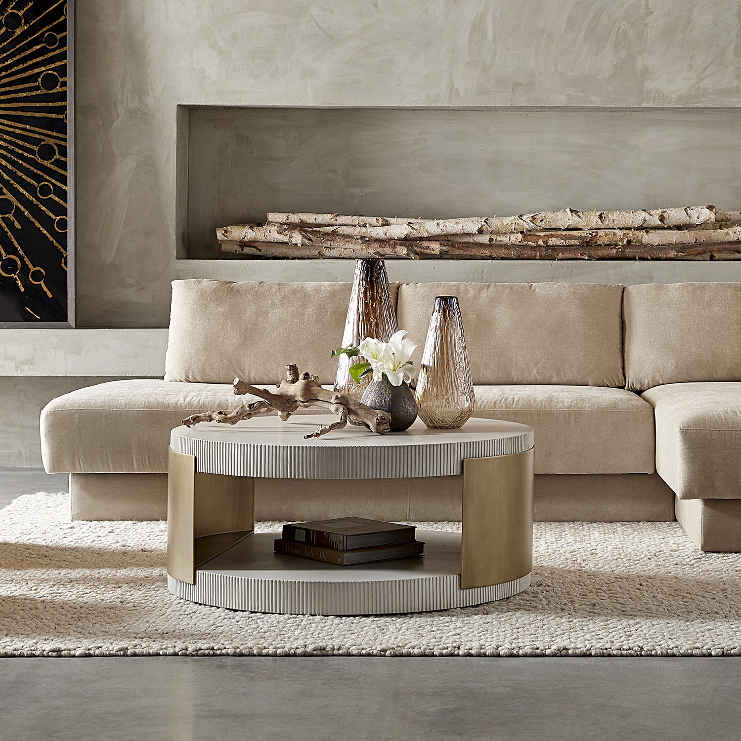 Sunpan Cavette Indoor/Outdoor Coffee Table