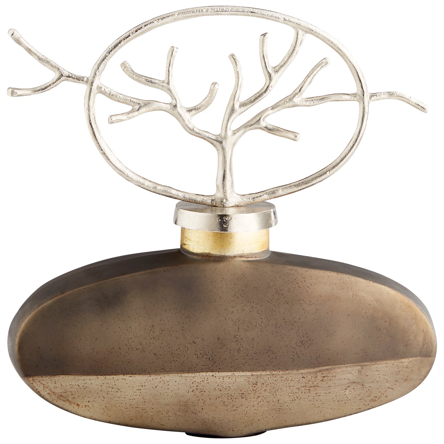 Cyan Design Round Viewleaf Sculpture