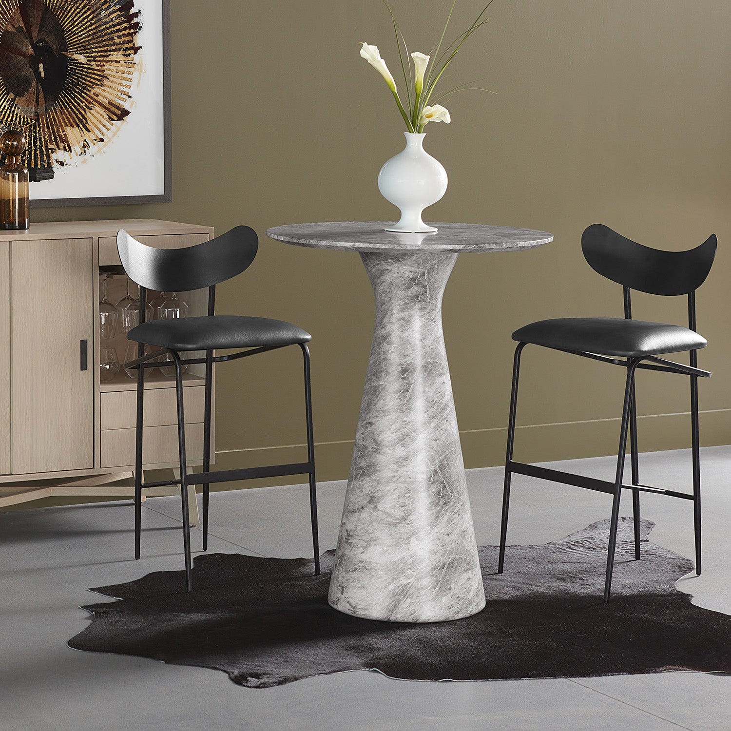 Sunpan Gibbons Barstool Set of 2