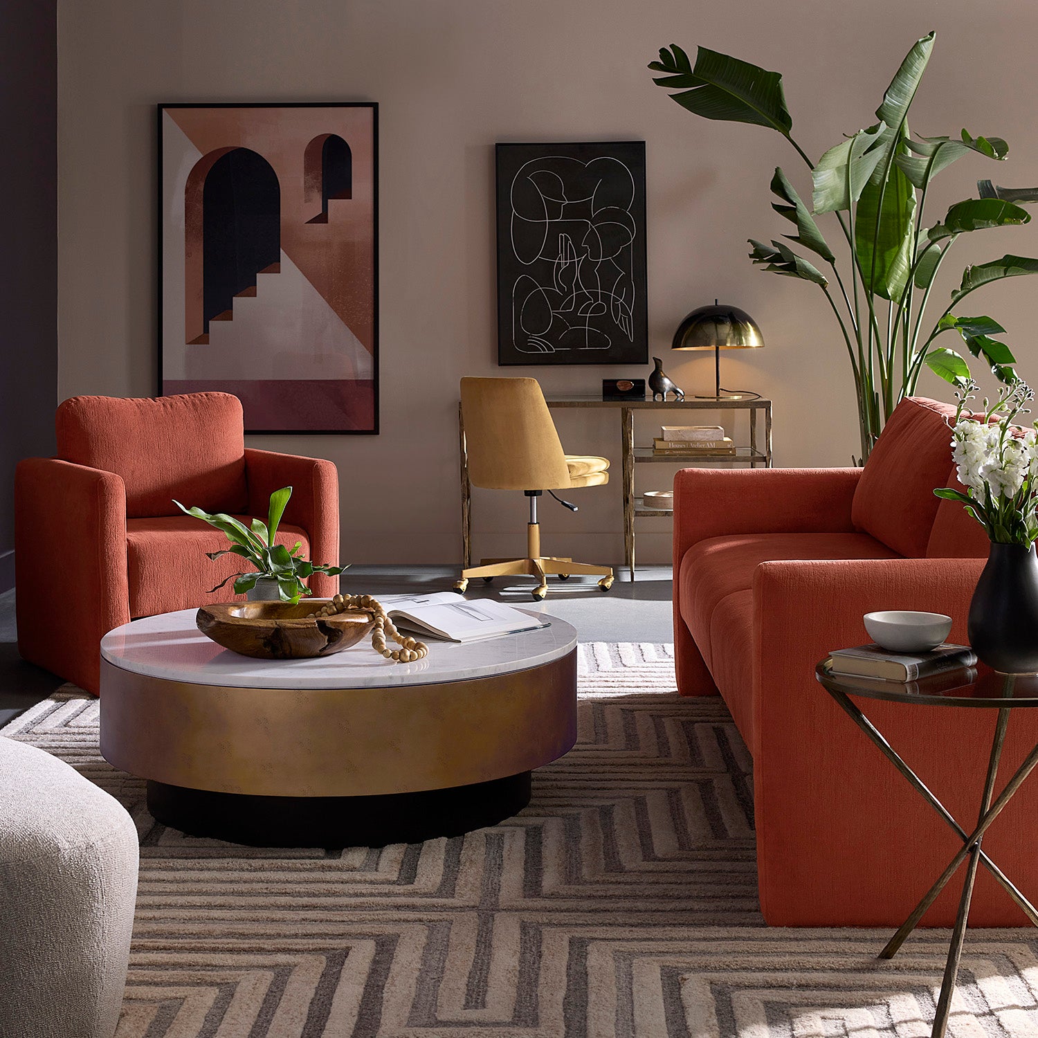 Sunpan Zelda Coffee Table