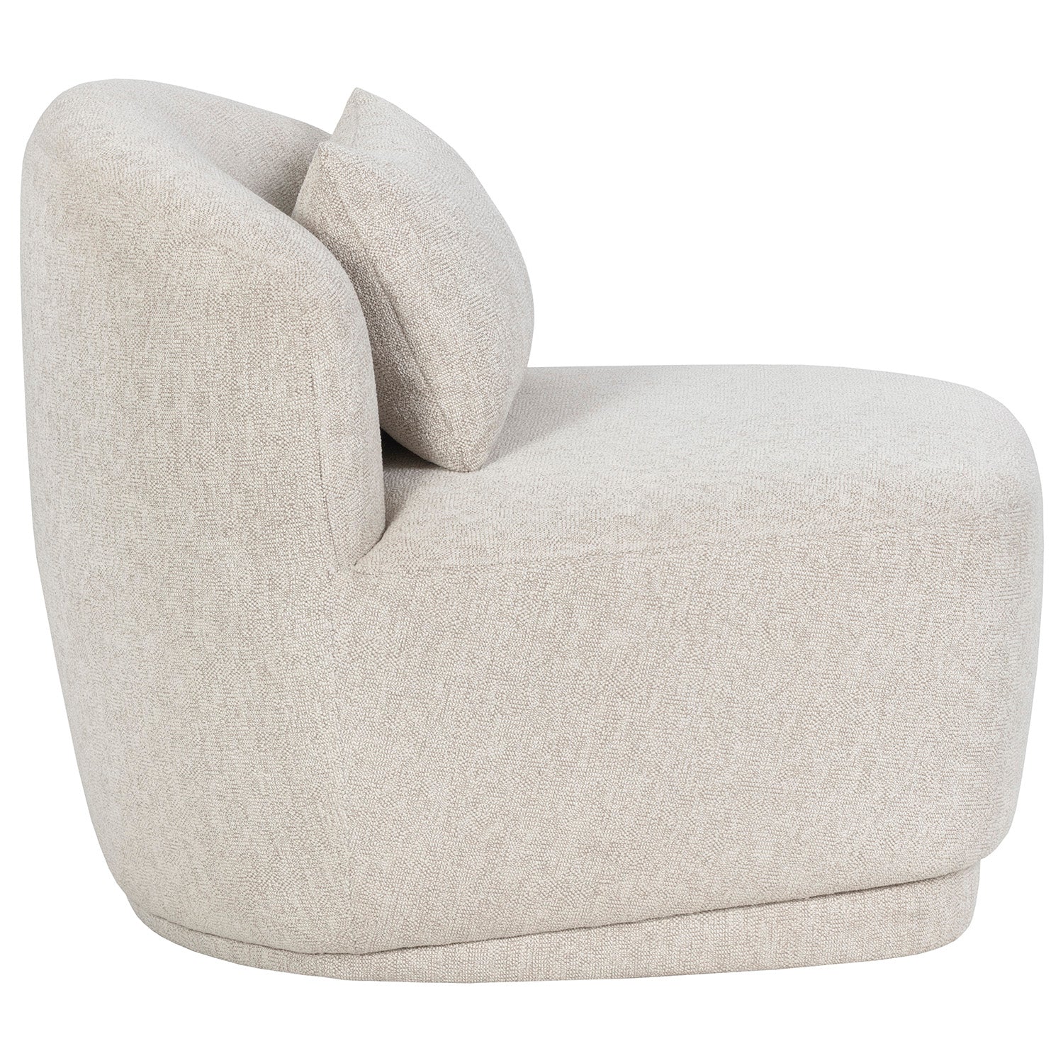 Sunpan Soraya Swivel Armless Chair