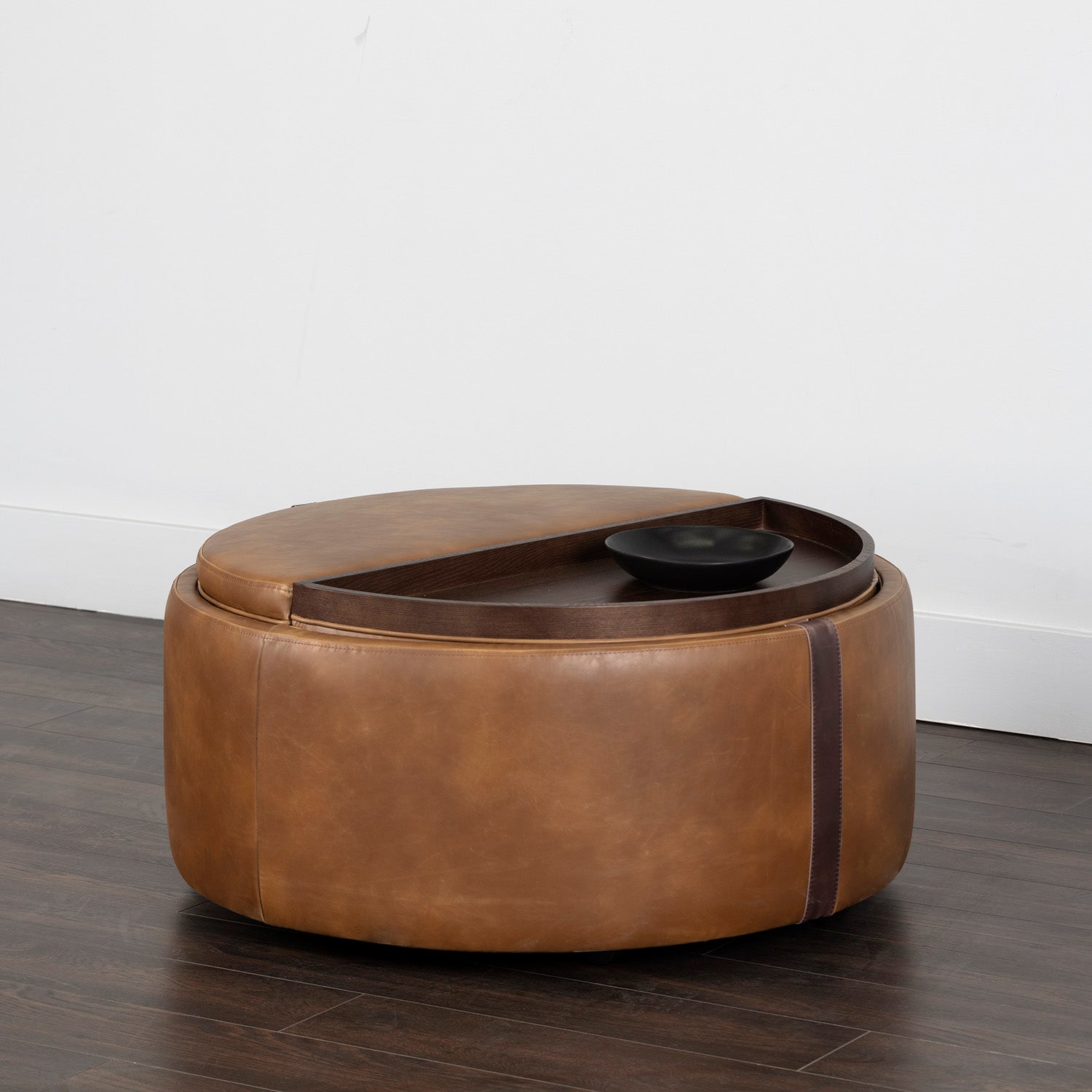 Sunpan Borelli Wheeled Storage Ottoman