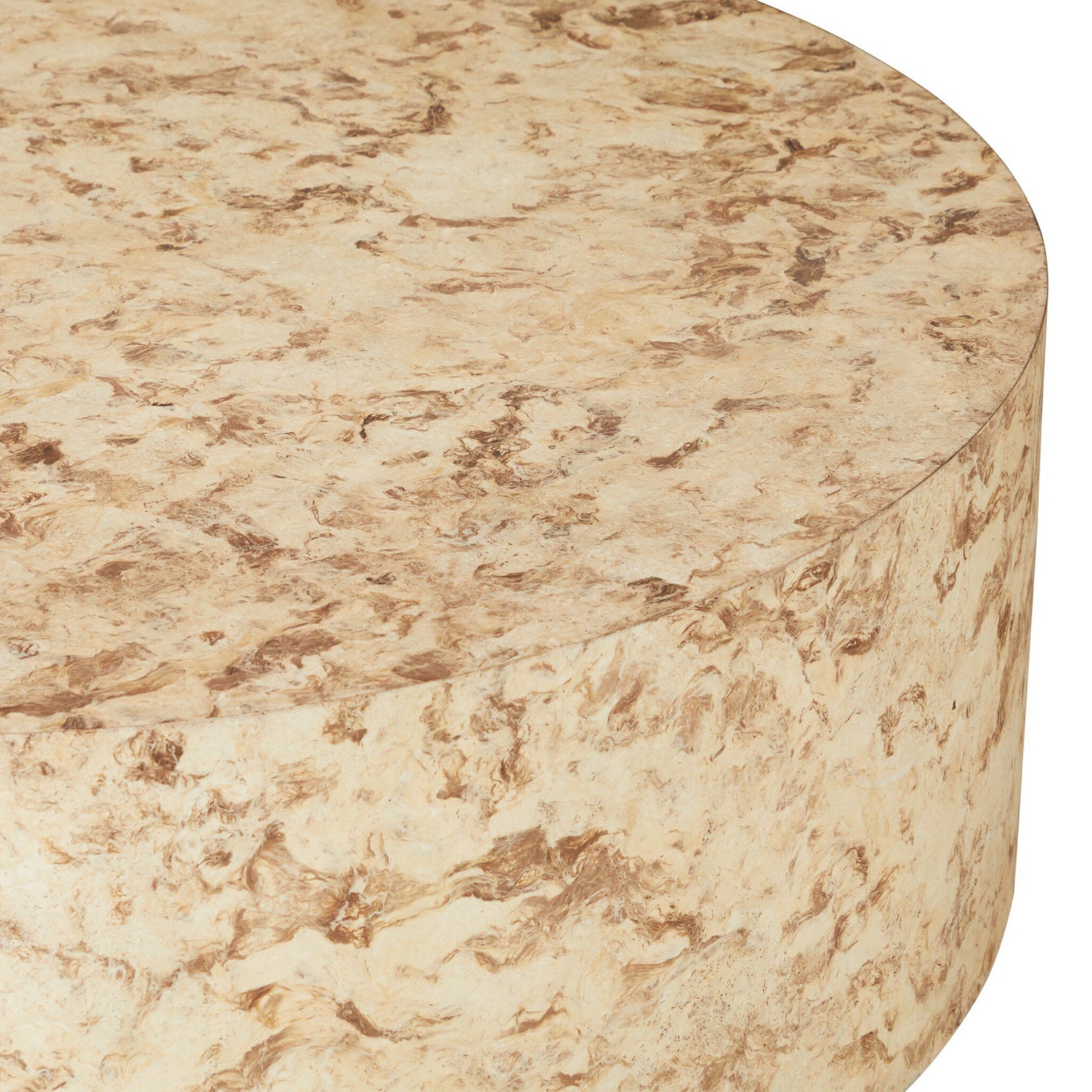 Four Hands Hudson Bark Round Coffee Table