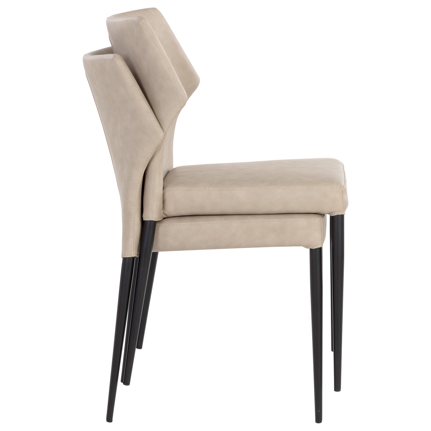 Sunpan James Stackable Dining Chair Set of 2
